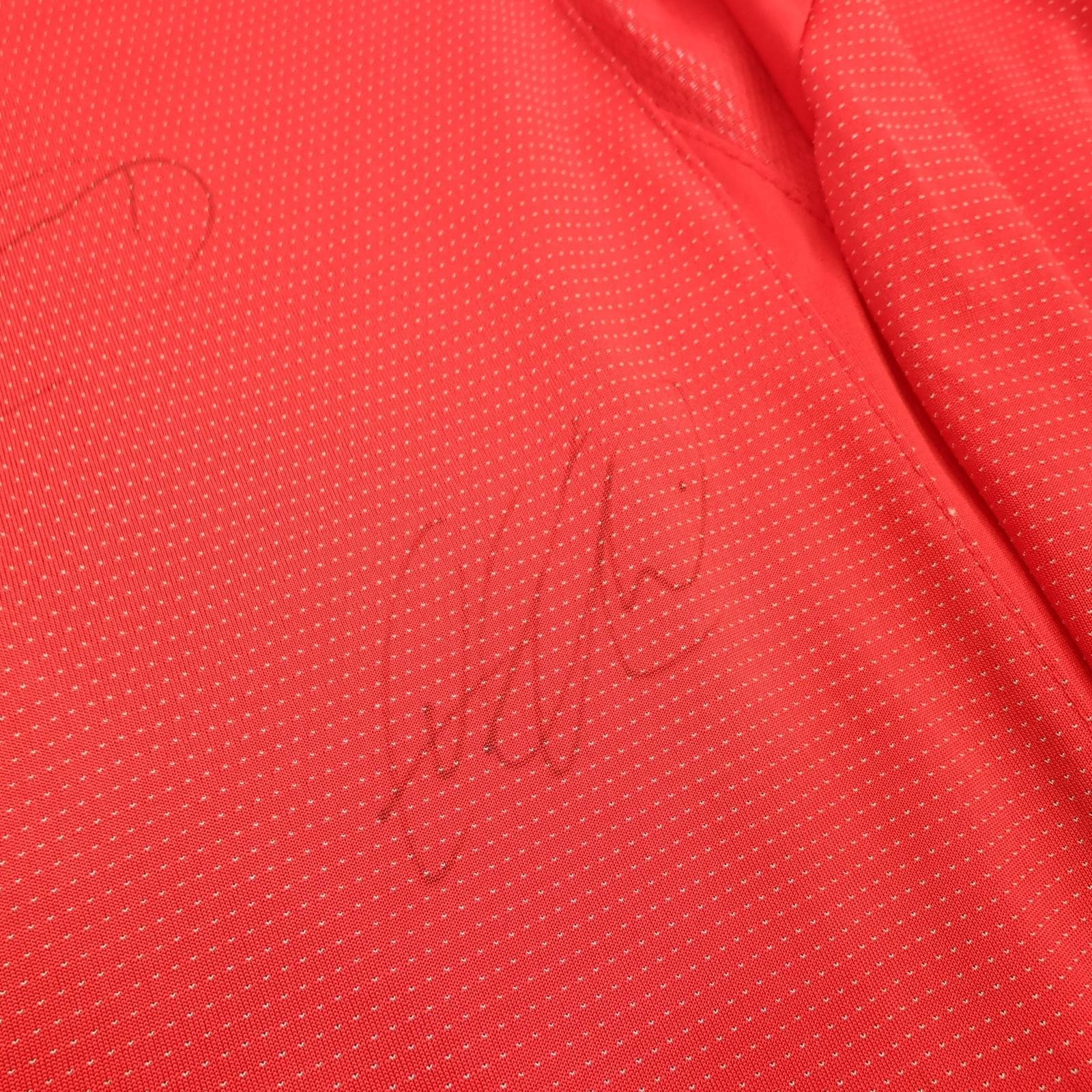 Vintage England Shirt Mens Medium Red 2004 2006 Football Umbro Signed photo 8
