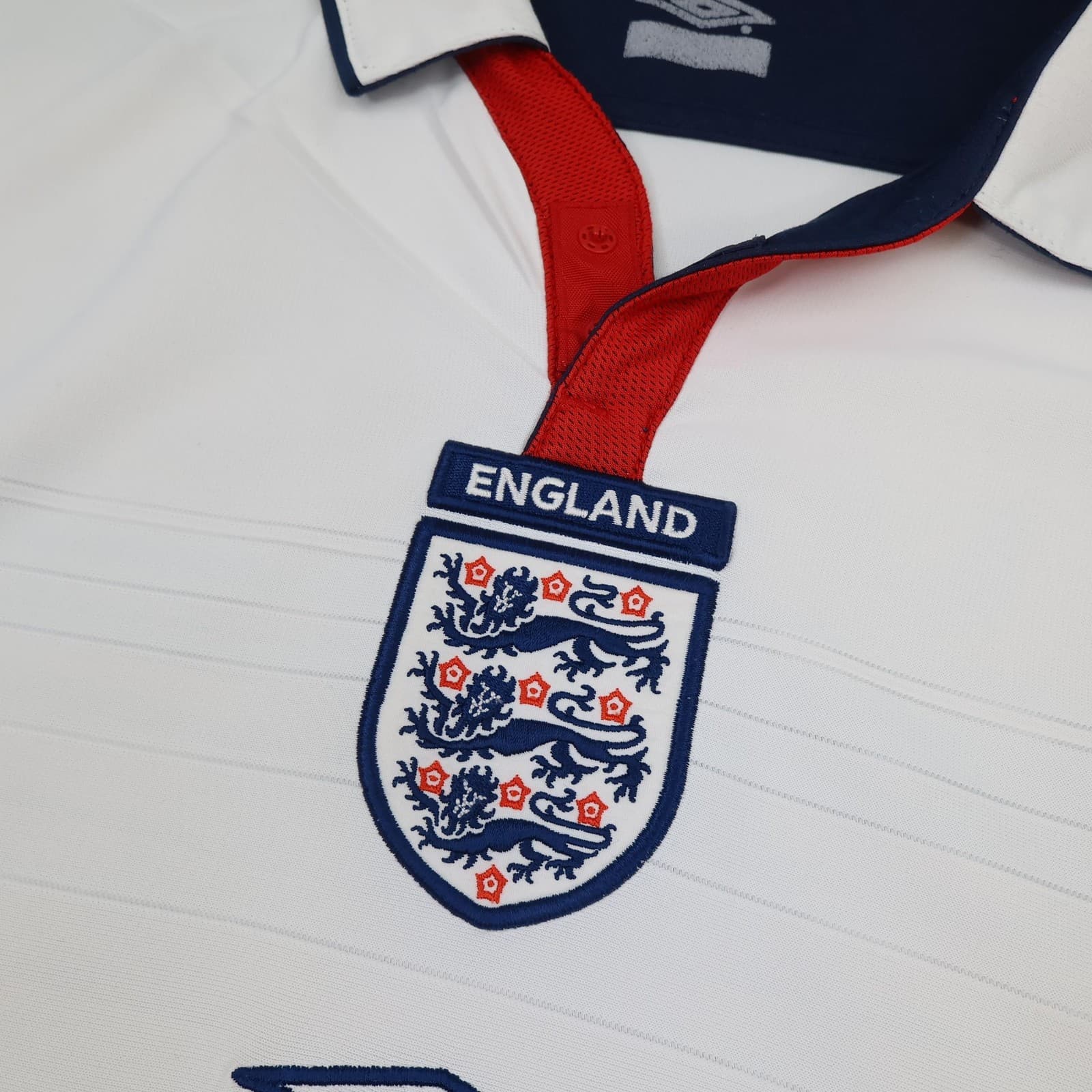 England Home Shirt Mens Large White 2005 2007 Soccer Umbro Rooney 9 Jersey photo 5