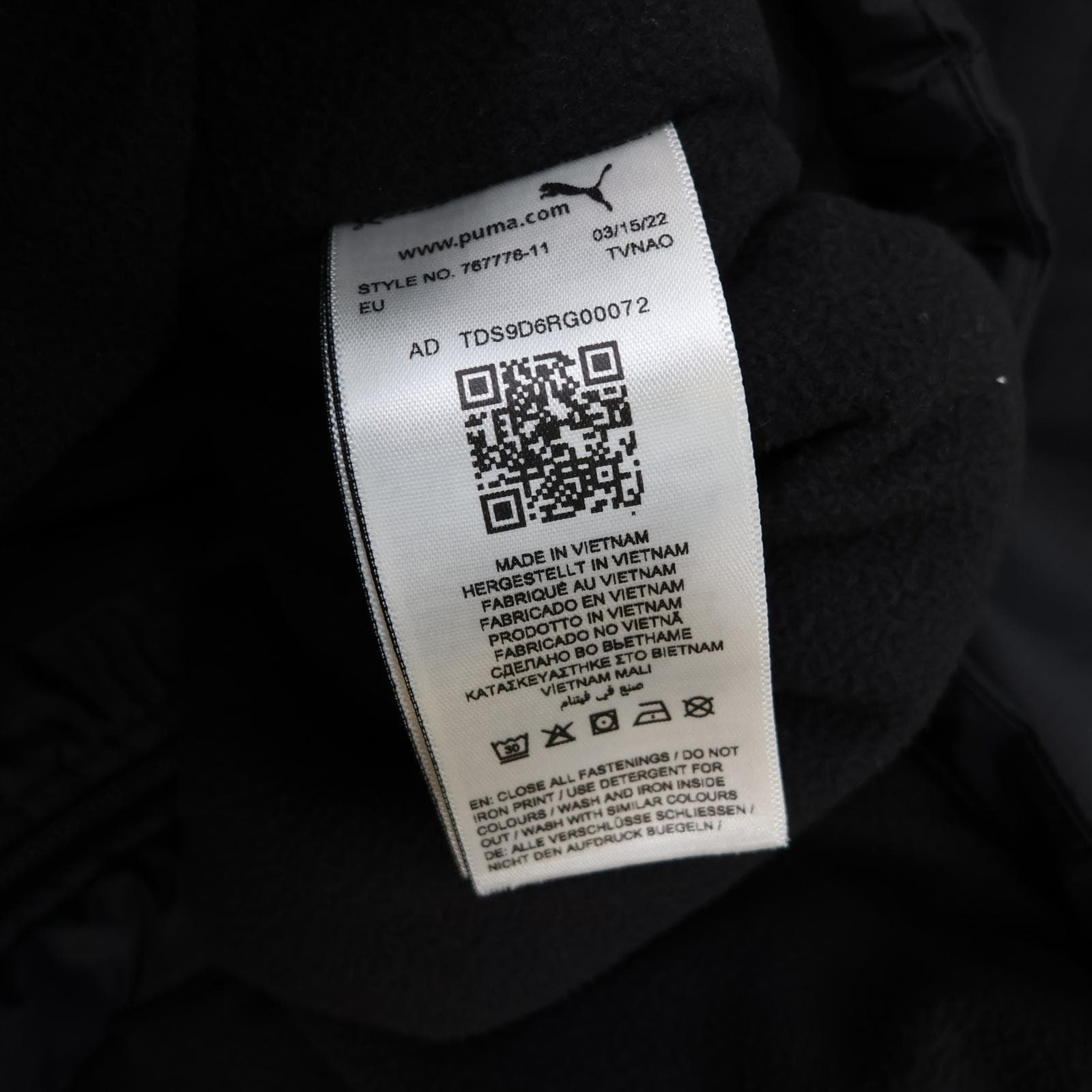 Manchester City Jacket Mens XL Black EPL Football Puma Hooded Raincell Coat photo 11