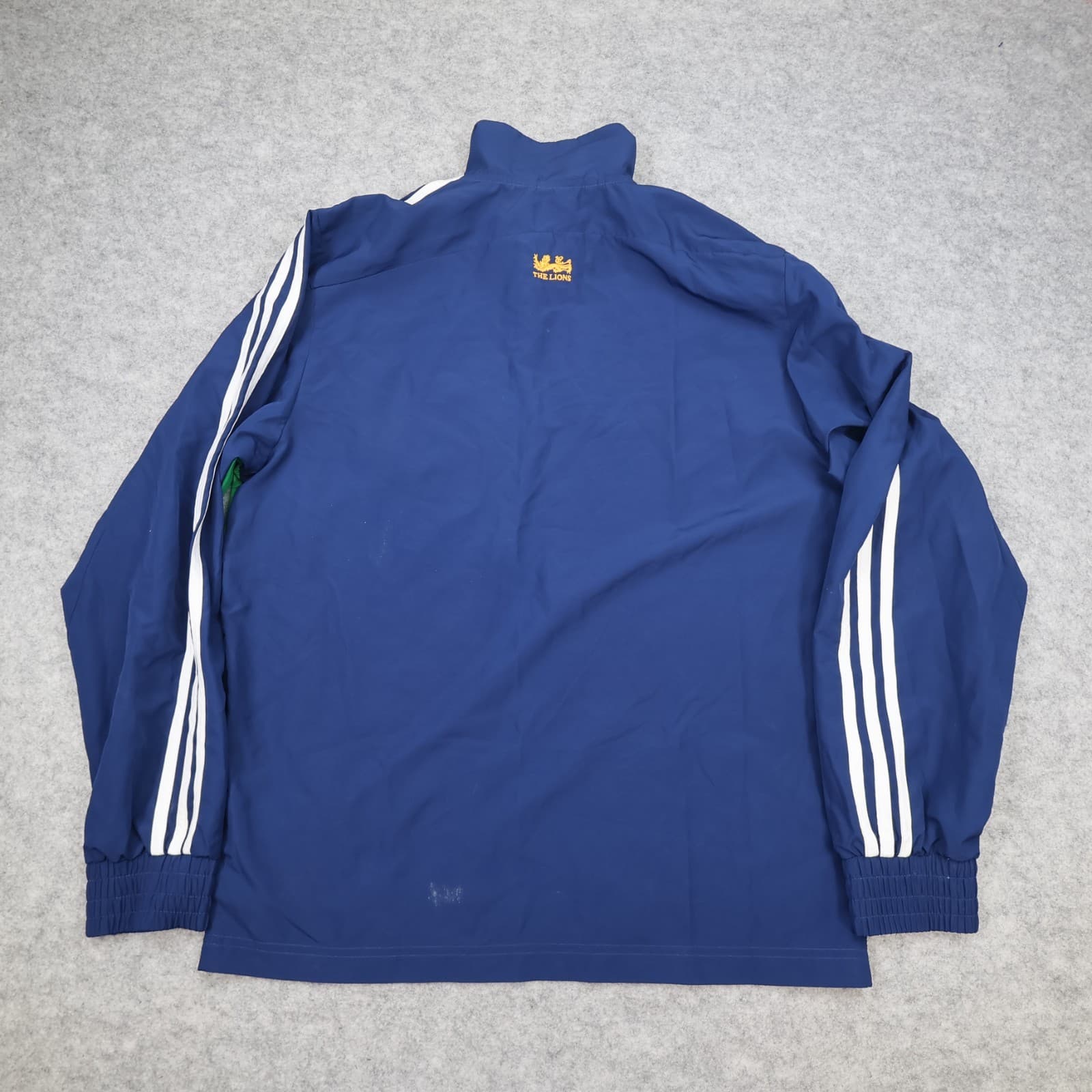 Lions Rugby Jacket Navy Small Adidas Pullover 2009 South Africa Tour British 1/4 photo 2