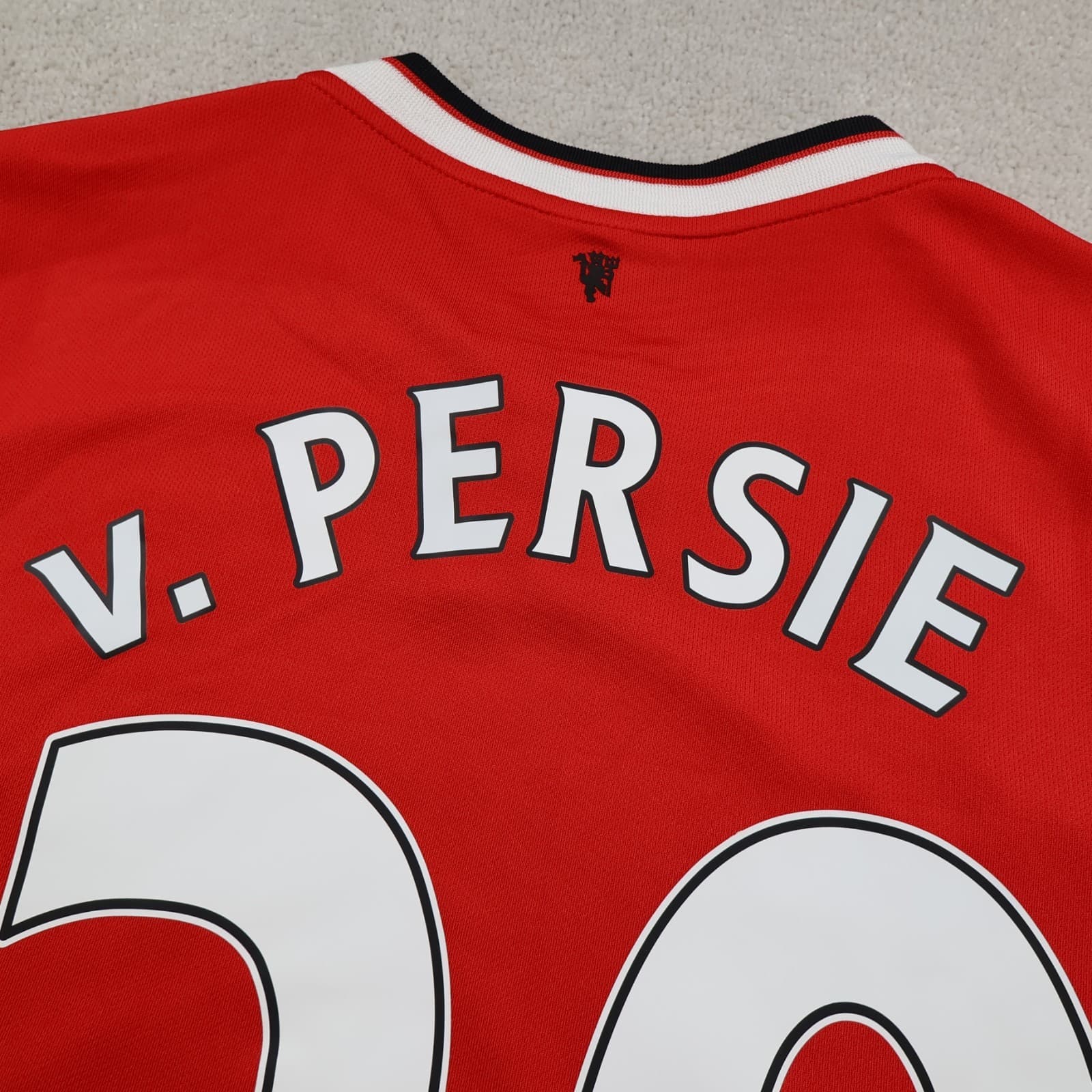 Manchester United Shirt Large Red Home Kit 2014 2015 Nike Jersey Van Persie 20 photo 7