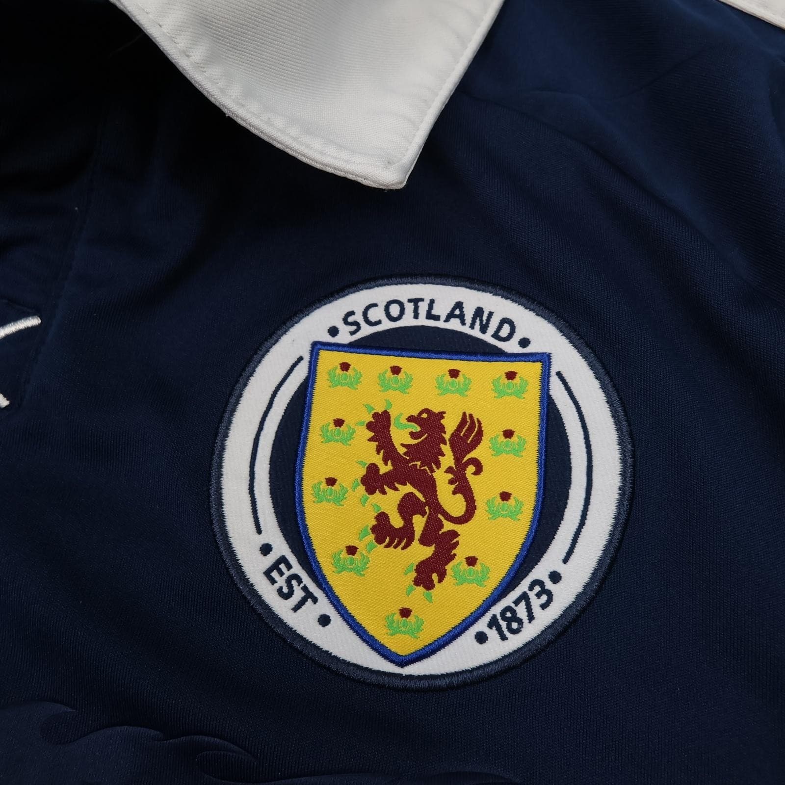 Scotland Home Shirt Mens Medium Blue 2011 2012 Football Adidas Climacool Jersey photo 4