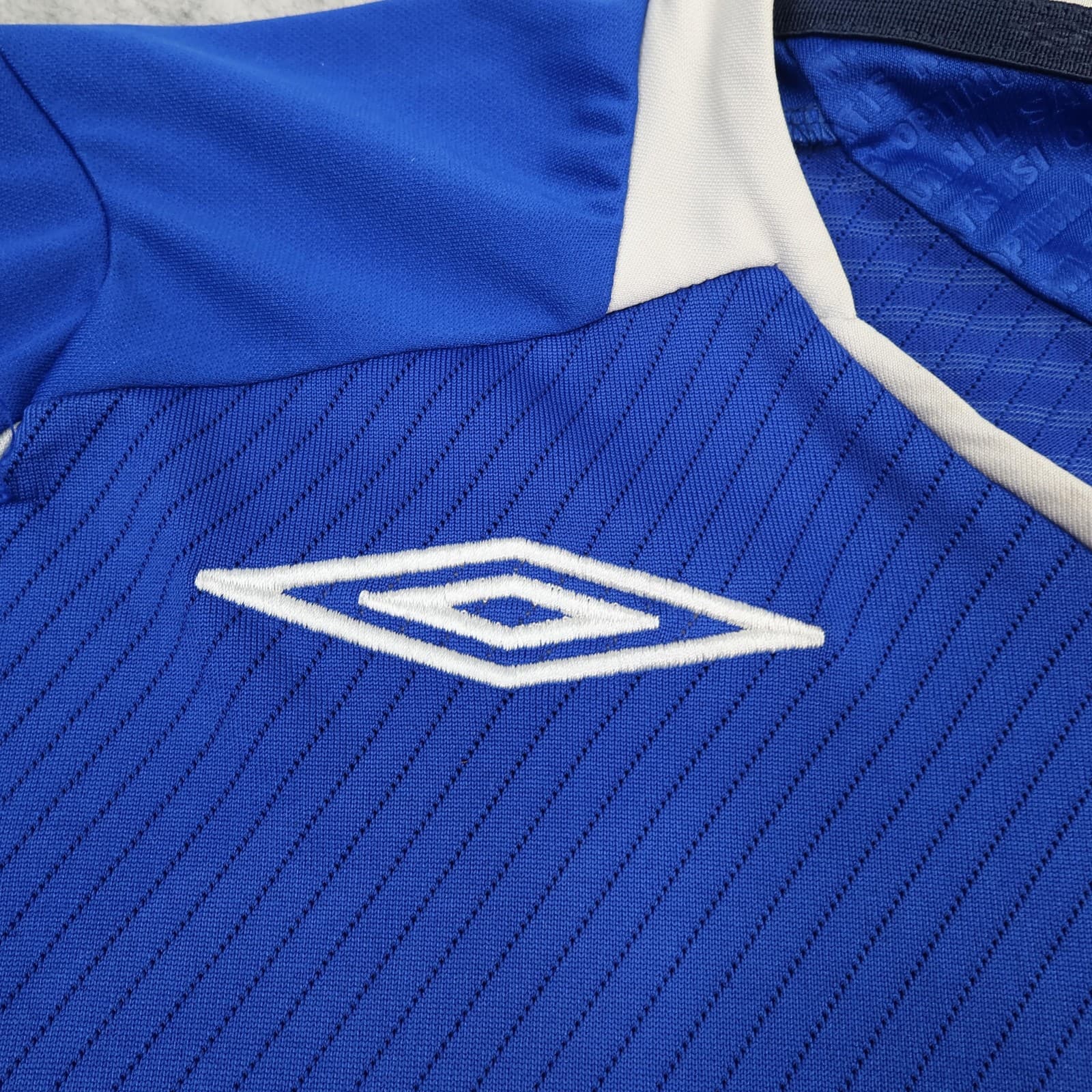 Everton Shirt Mens Large Blue Home Kit EPL 2008 2009 Umbro Chang Soccer Jersey photo 5