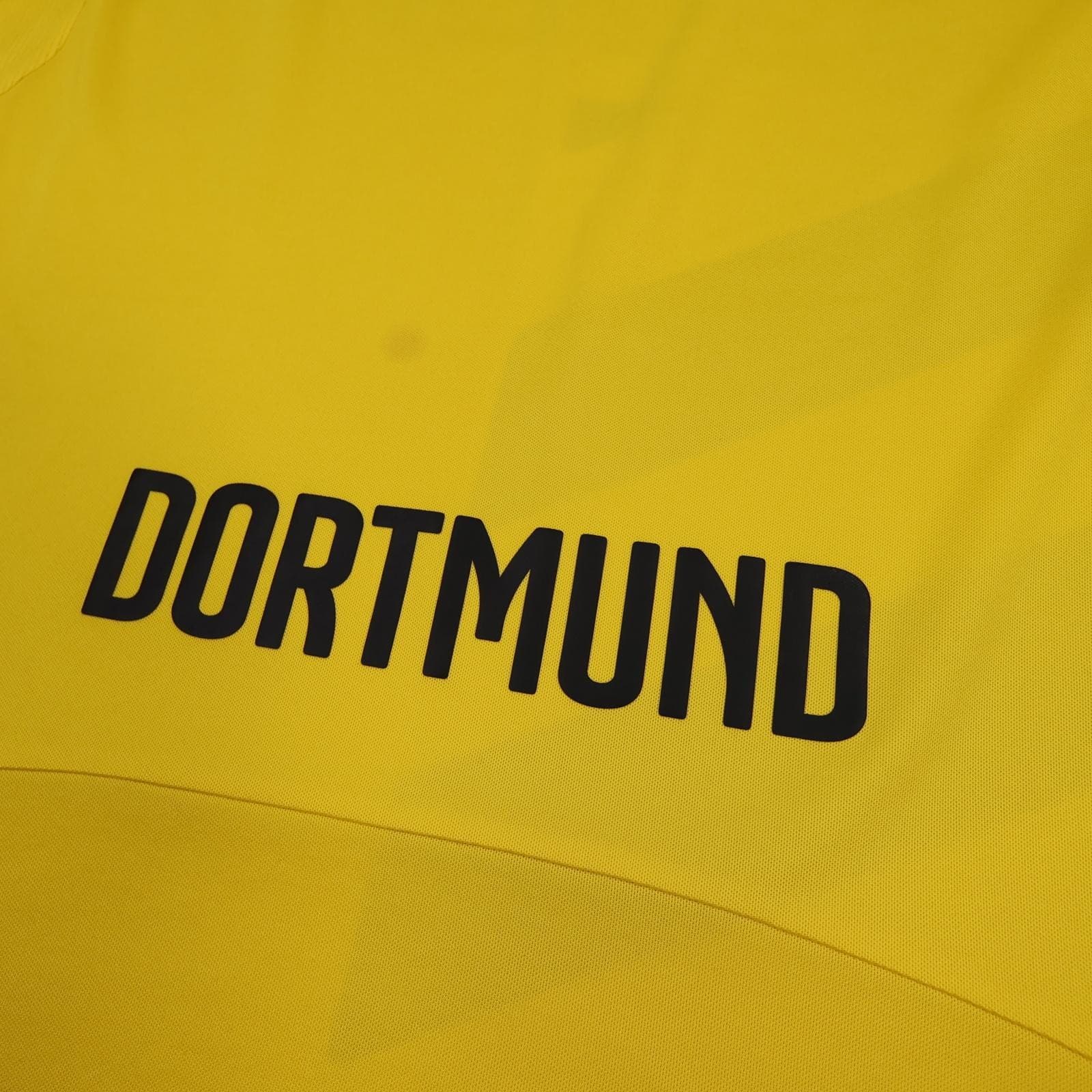 Borussia Dortmund Shirt Mens Medium Yellow Black Home 2014 2015 Puma Jersey photo 11