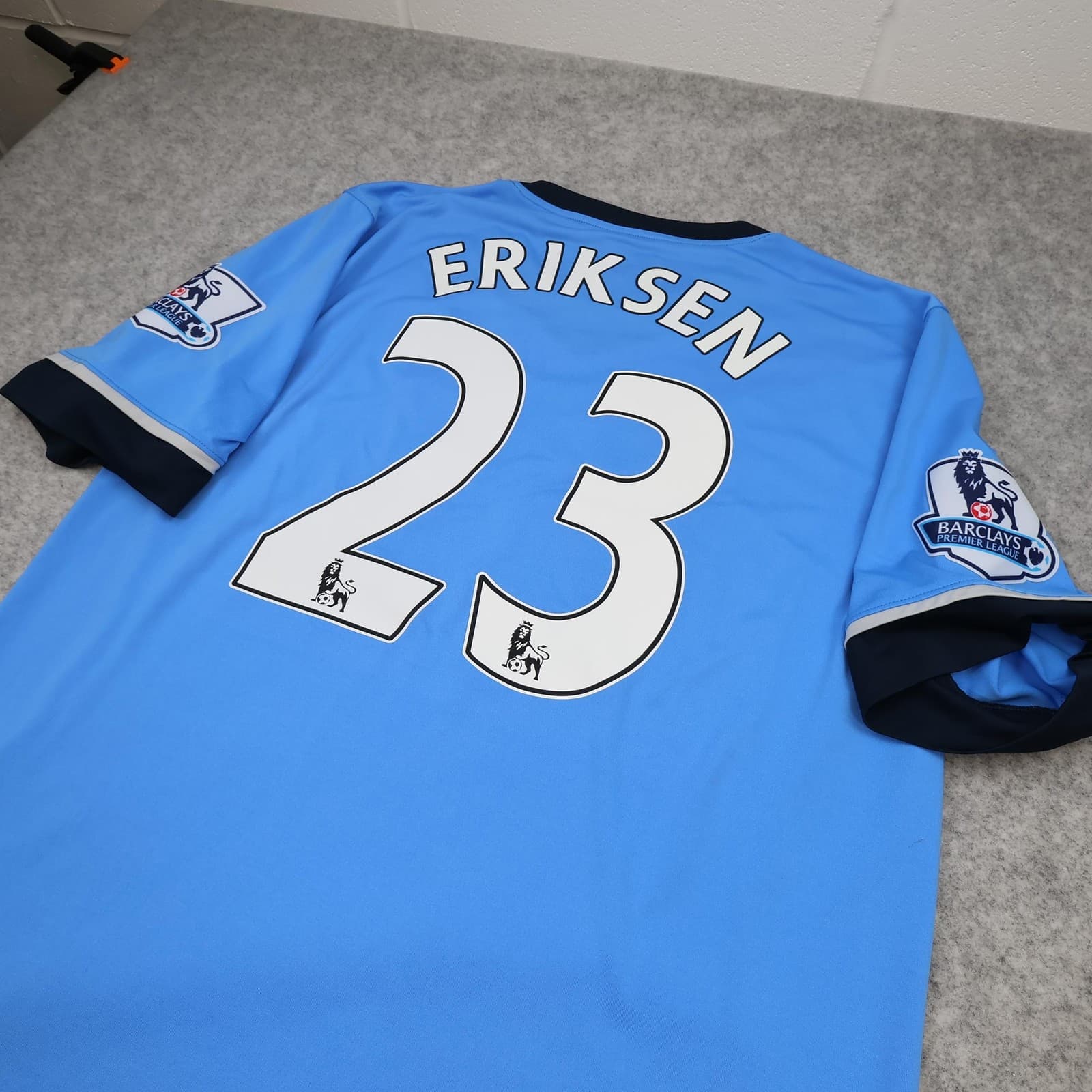 Tottenham Hotspur Shirt Mens XL Blue Away 2015 2016 Under Armour Eriksen Soccer photo 11