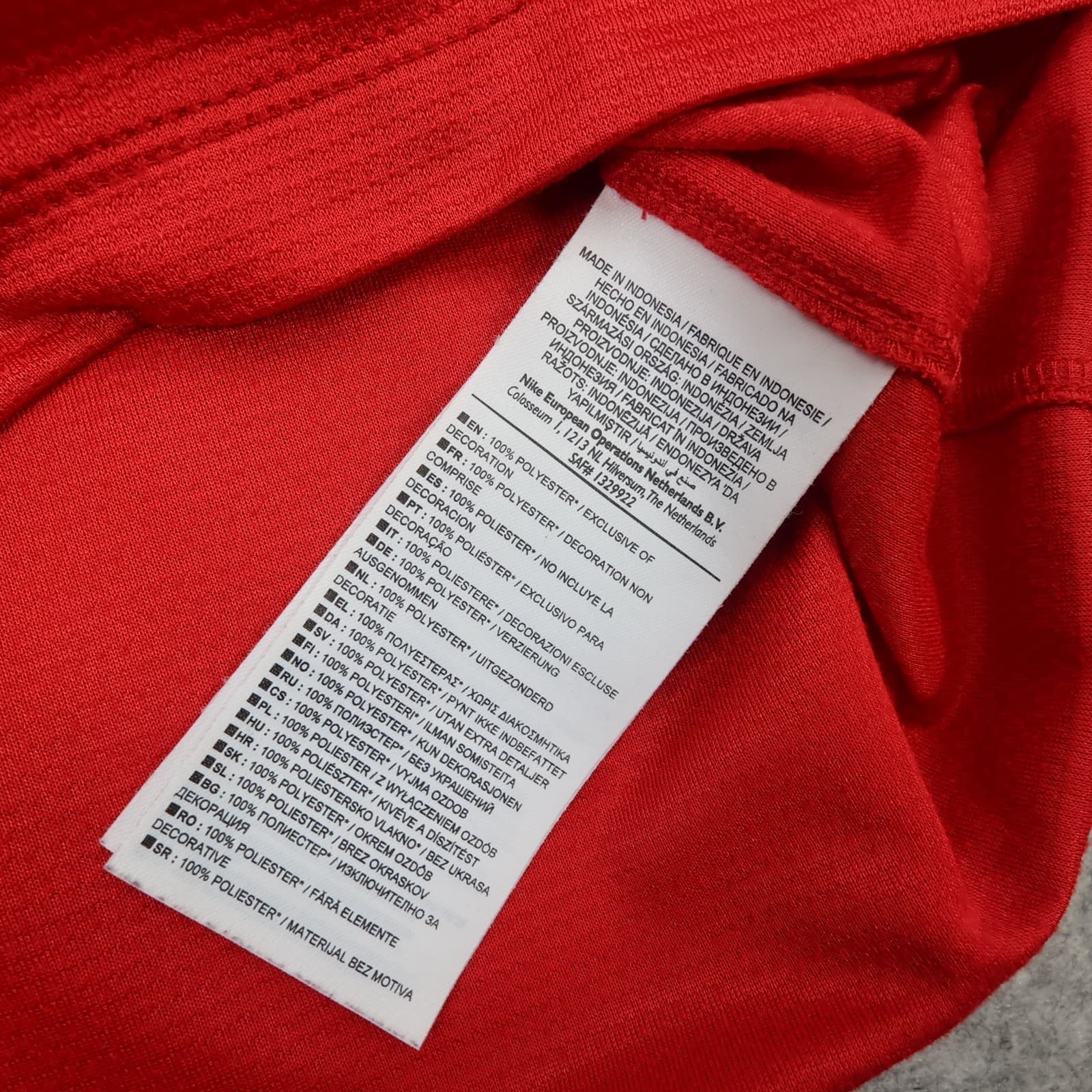 Manchester United Shirt Small Red Home Kit 2013 2014 Nike Soccer Jersey photo 10