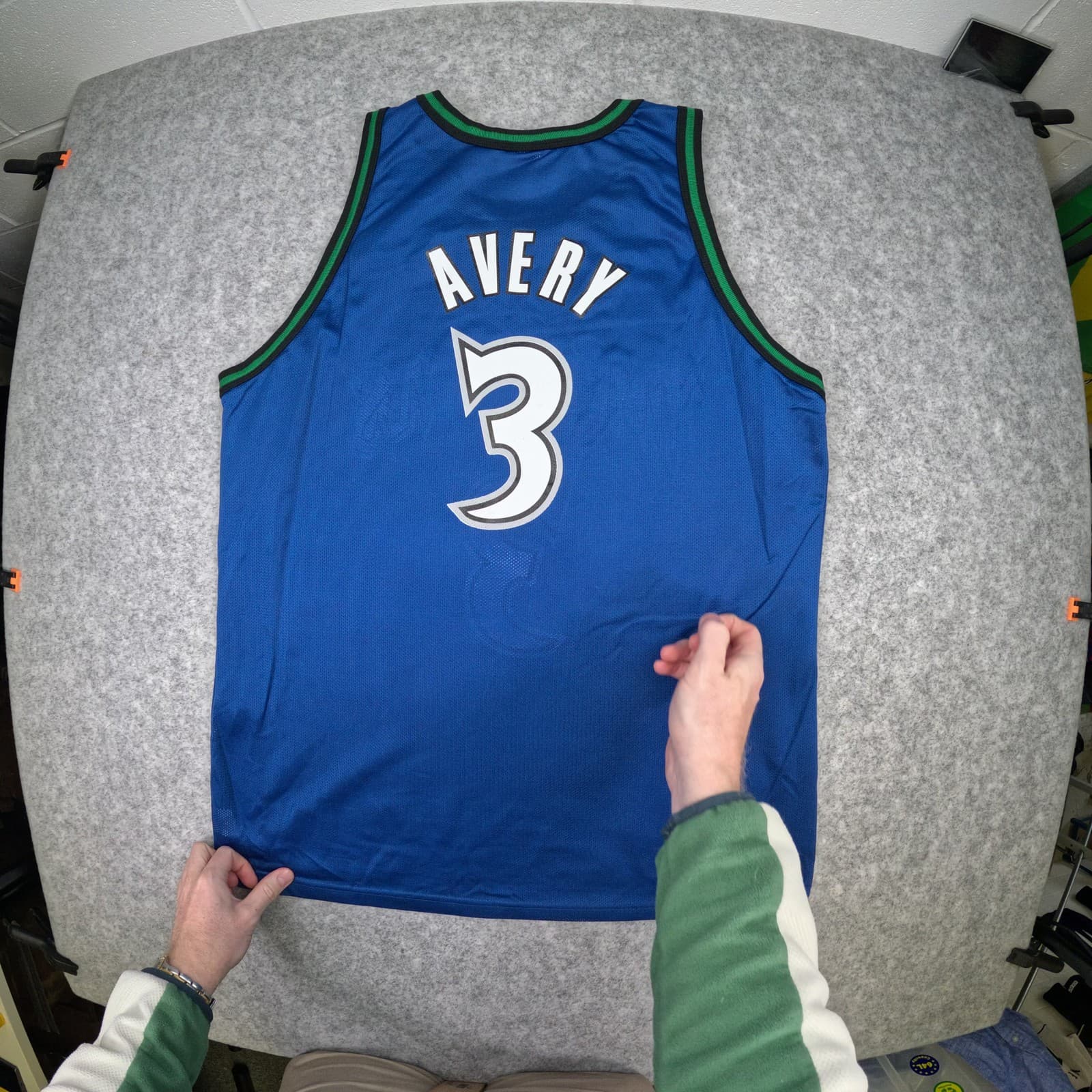 Minnesota Timberwolves Jersey Large Champion Avery 3 Authentic Athletic Apparel photo 4