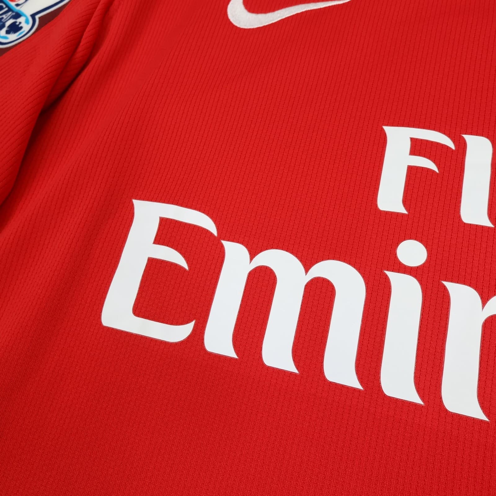 Arsenal Shirt Mens Large Red Home 2008 2010 EPL Nike Soccer Jersey Rosicky 7 photo 4