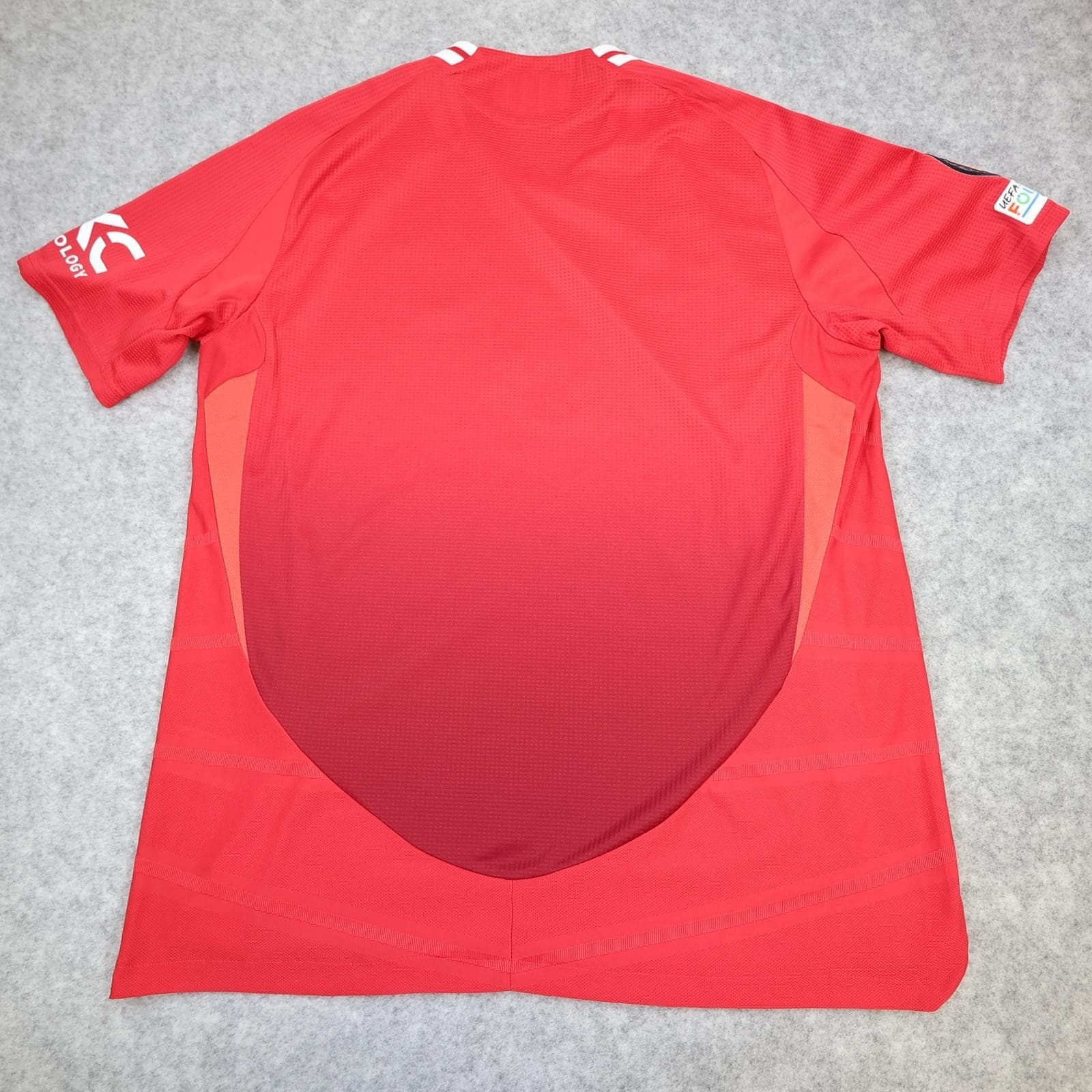 Manchester United Shirt Mens XL Red Home 2024 2025 Football Adidas Snapdragon photo 2