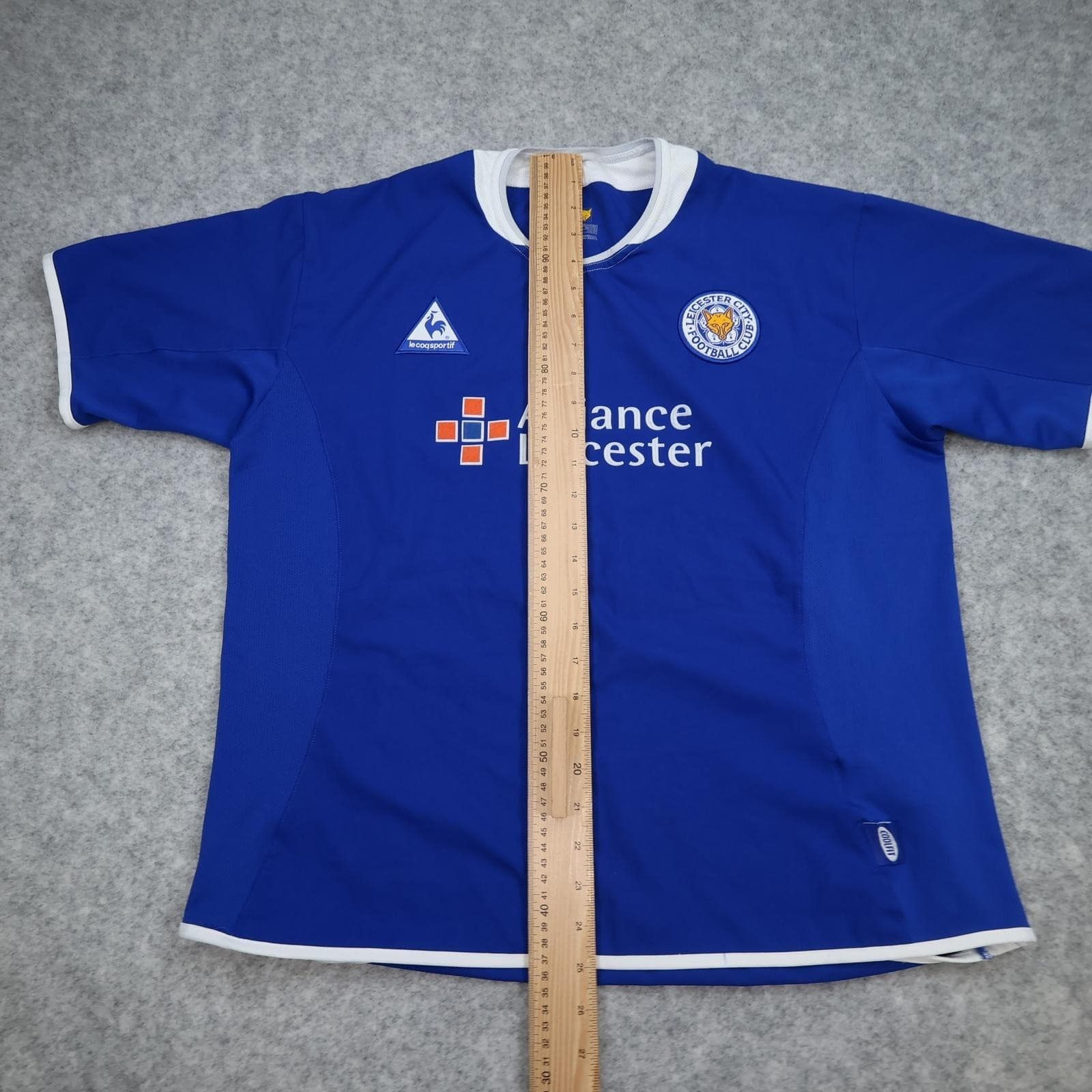 Vintage Leicester City Shirt Mens Large Blue Home 2003 2004 Le Coq Sportif photo 13