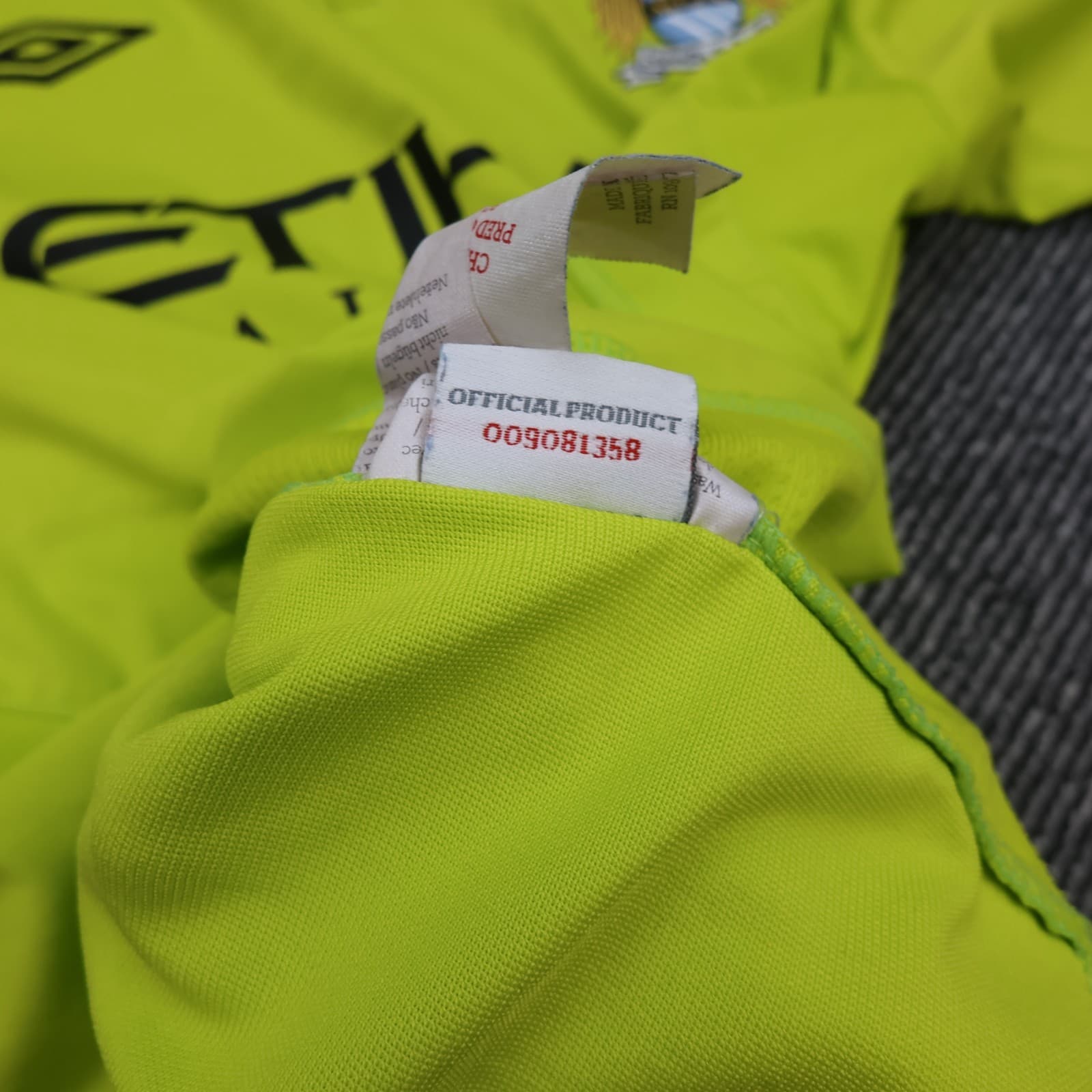 Manchester City Shirt Extra Large 2011 2012 Umbro Football Training Player Issue photo 7