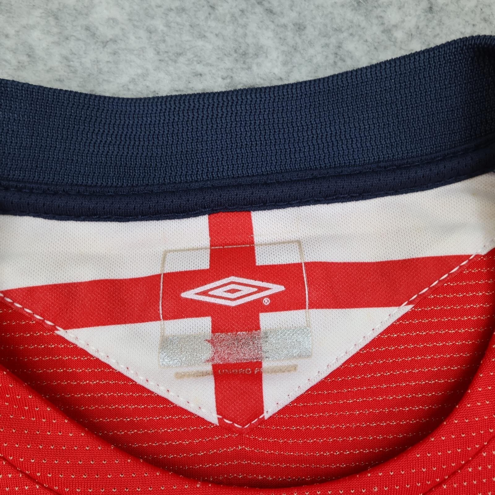 Vintage England Away Shirt Mens Small Red 2004 2006 Football Umbro Beckham 7 photo 10