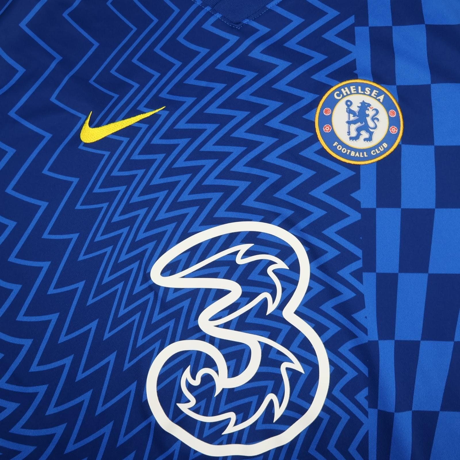 Chelsea Shirt Mens 2XL Blue Home 2021 2022 EPL Football Nike Three Jersey photo 2