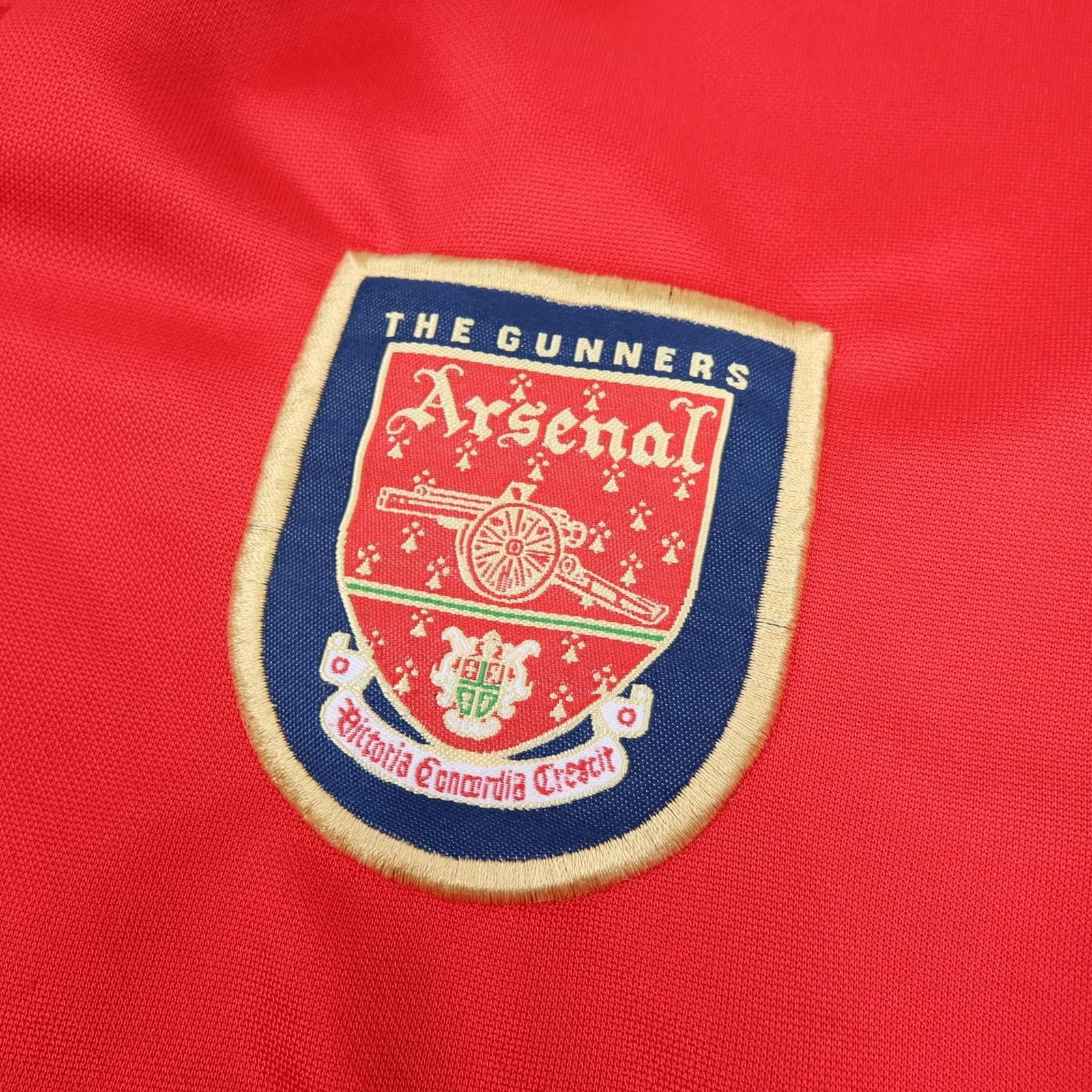 Vintage Arsenal Shirt Mens XL Red Home 1998 1999 Nike JVC Adams 6 Soccer Jersey photo 6