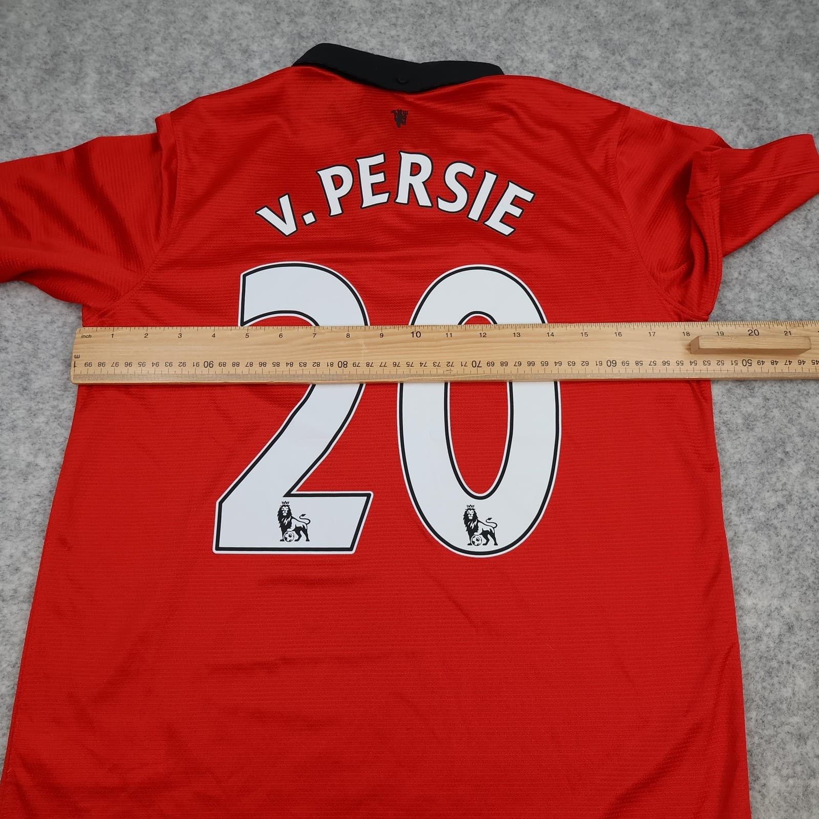 Manchester United Shirt Kids 14-15 Red 2013 2014 Nike Soccer Jersey V Persie 20 photo 10
