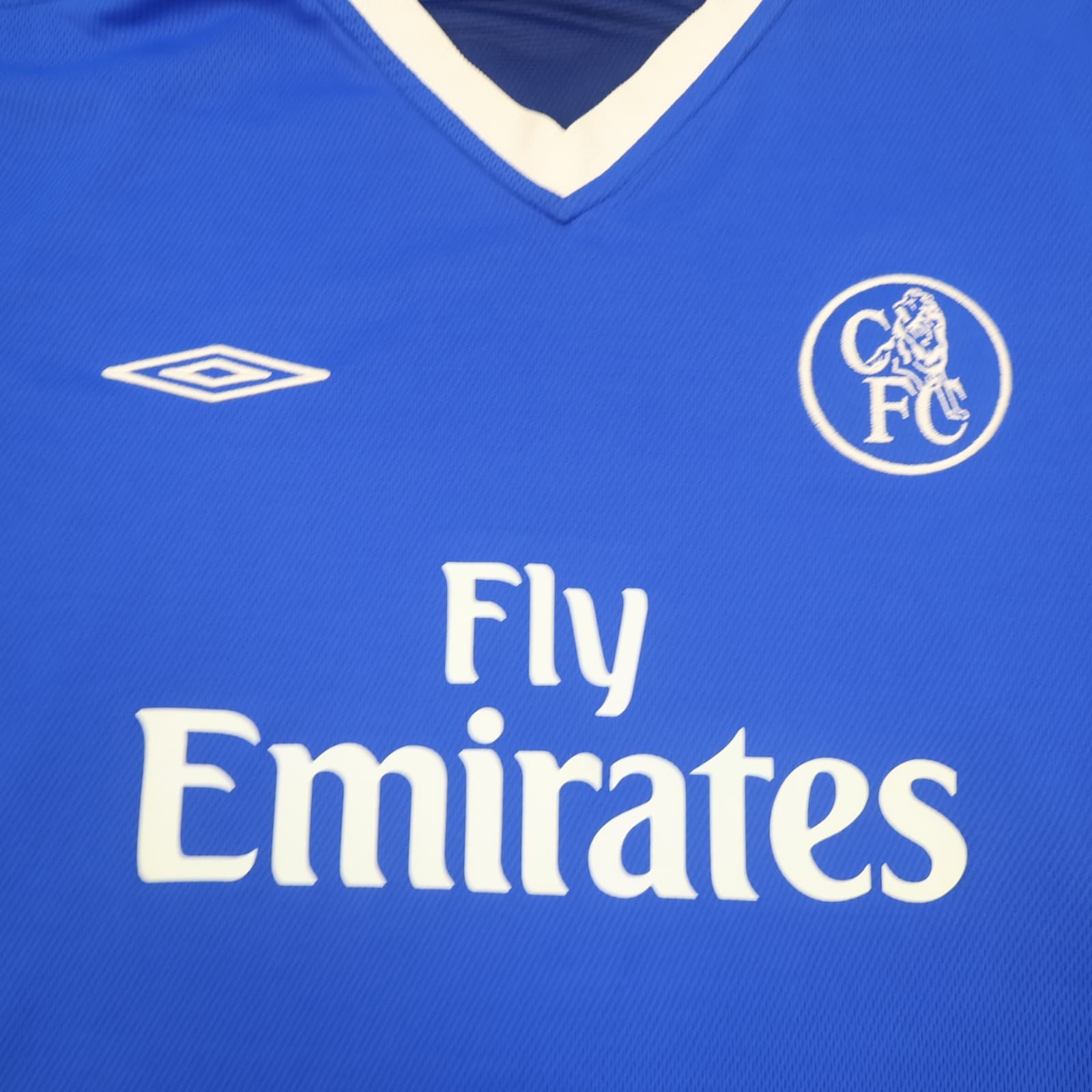 Chelsea Shirt Extra Large Blue Home Kit 2003 2005 Soccer Jersey Didier Drogba photo 4