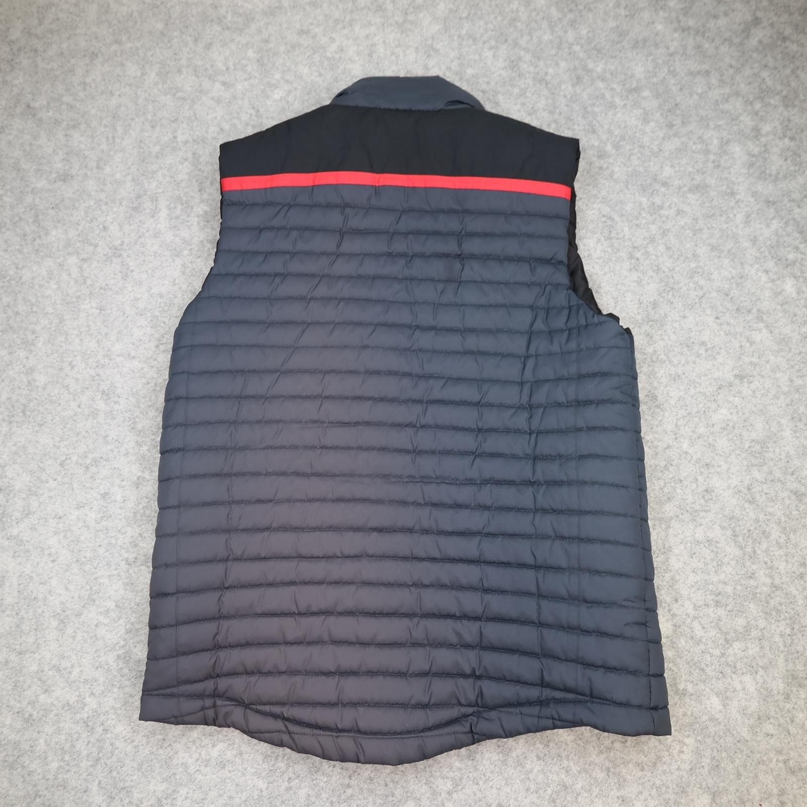 Saracens Gilet Mens Medium Blue Rugby Union BLK Allianz Puffer Bodywarmer Vest photo 2