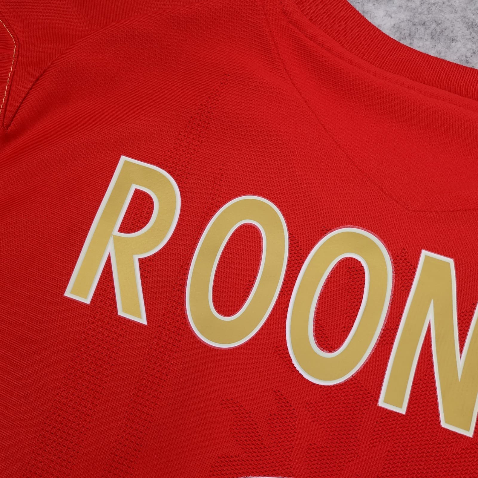 England Football Shirt Large Red Away Kit 2006 2007 2008 Umbro Wayne Rooney 9 photo 18