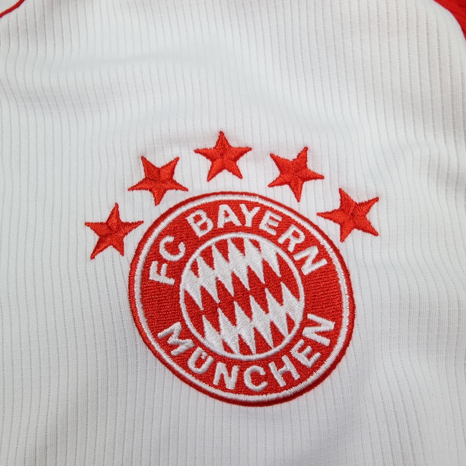 Bayern Munich Shirt Mens Large White Away 2023 2024 Football Adidas Jersey photo 4