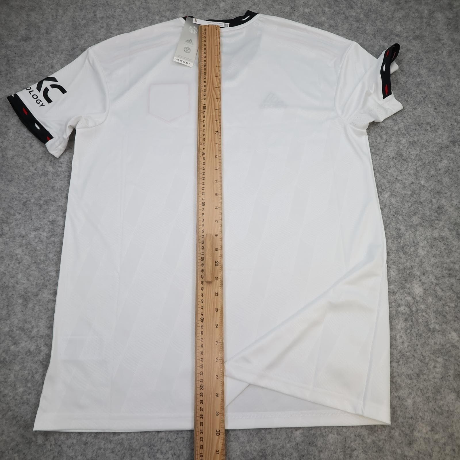 Manchester United Away Shirt Mens Large White 2022 2023 Adidas Soccer Jersey photo 12