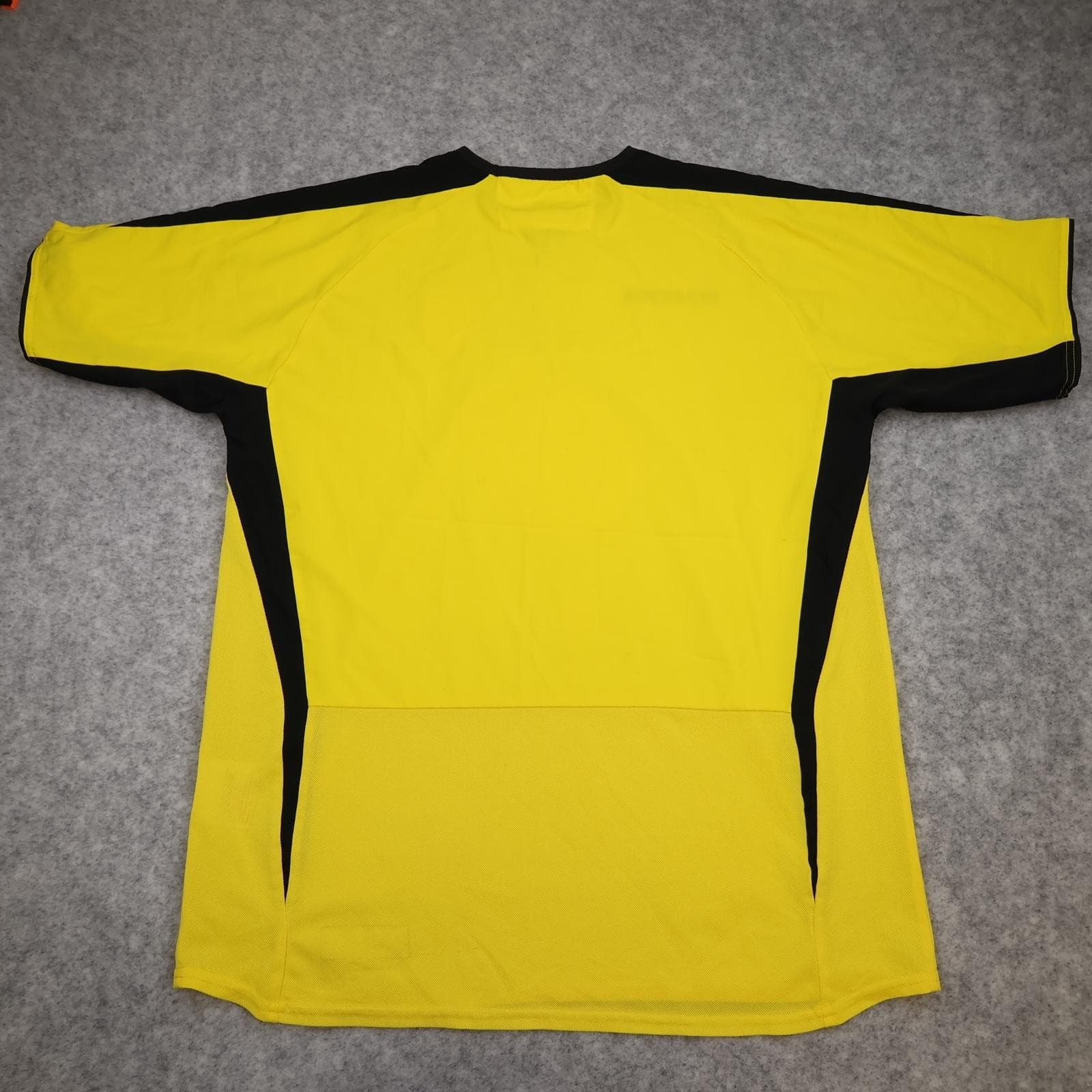 Vintage Aston Villa Shirt Mens Medium Yellow Away 2003 2004 Diadora MG Jersey photo 2