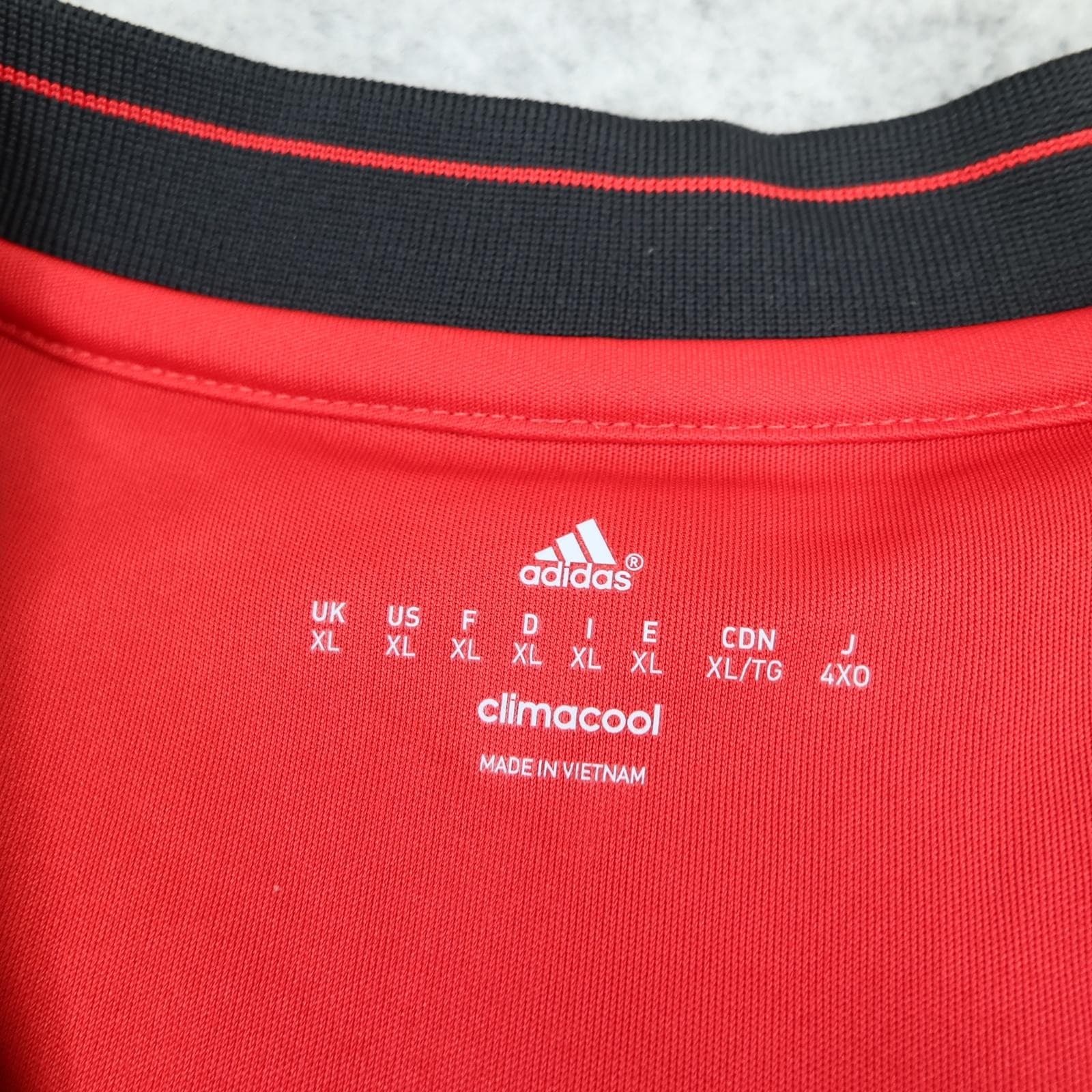 Manchester United Shirt Mens Extra Large Home 2015 2016 EPL Football Adidas photo 6