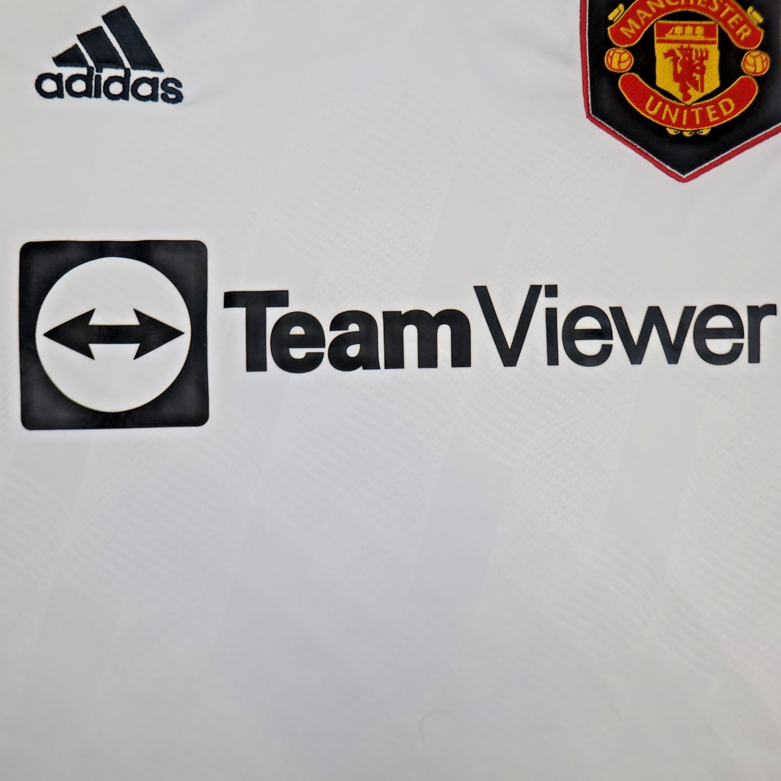 Manchester United Extra Large Medium White Away Kit 2022 2023 Adidas Jersey photo 7