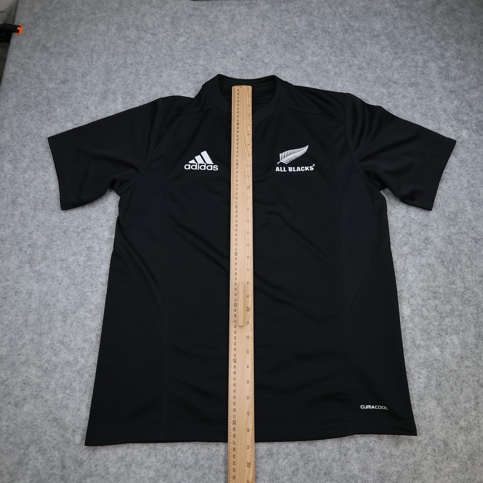 New Zealand All Blacks Shirt Mens Large Black Rugby Adidas 2009 2010 Jersey photo 11