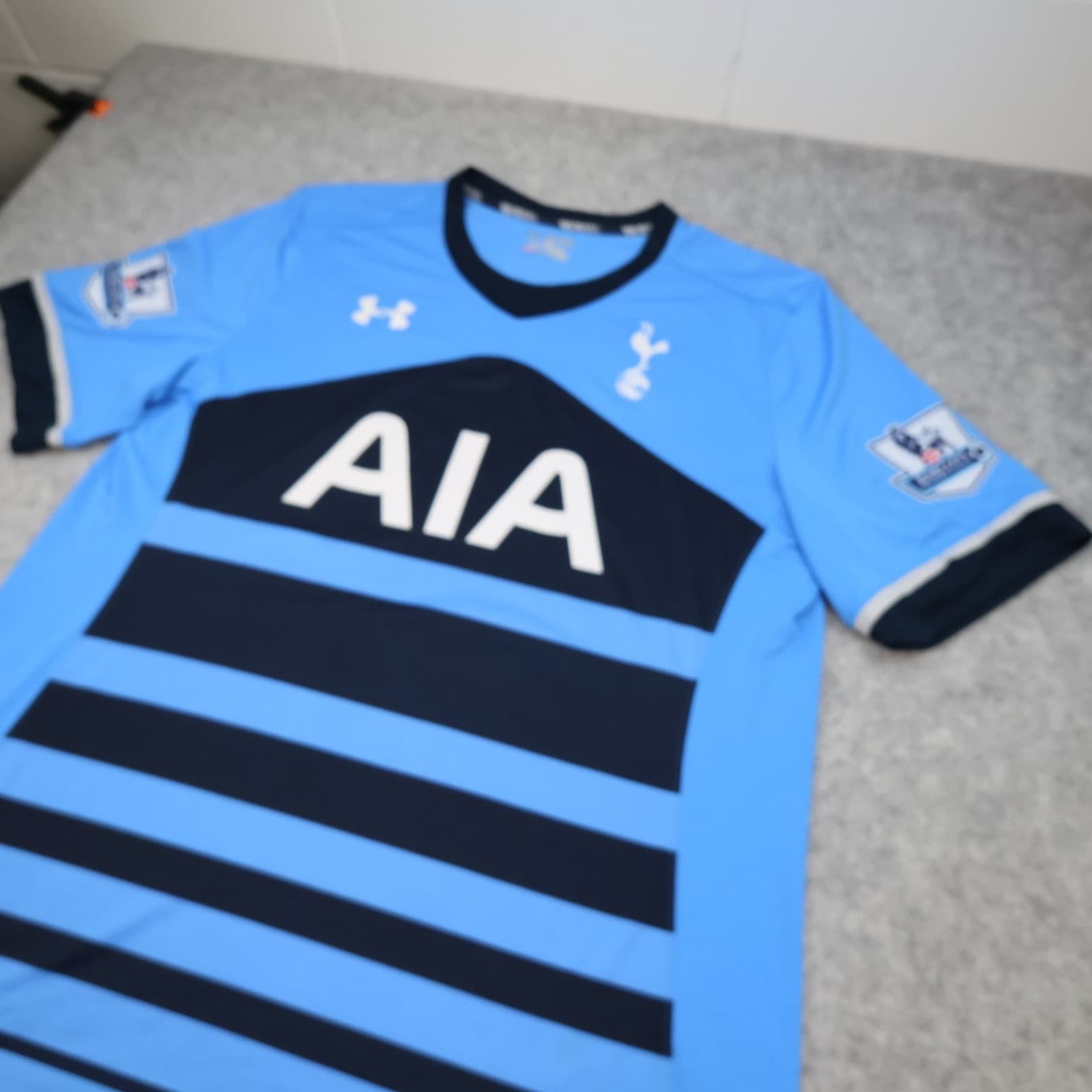 Tottenham Hotspur Football Shirt 3XL Blue Away 2015 2016 Under Armour Son 7 photo 7