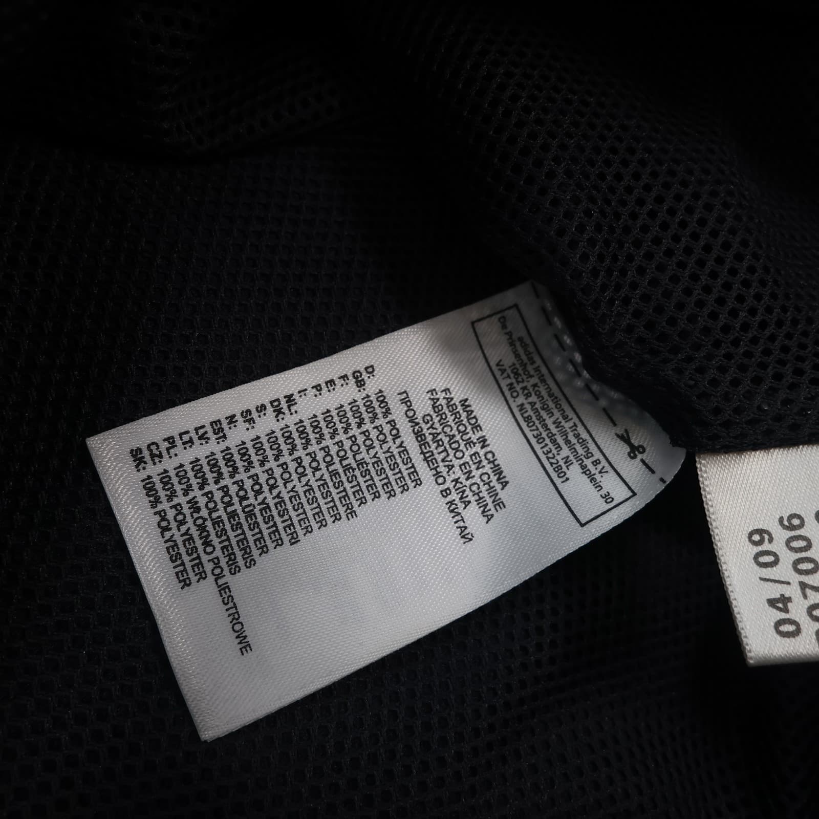 Liverpool Tracksuit Top Large Black Adidas Track 2009 2010 1/4 Zip Jacket 38/40 photo 9