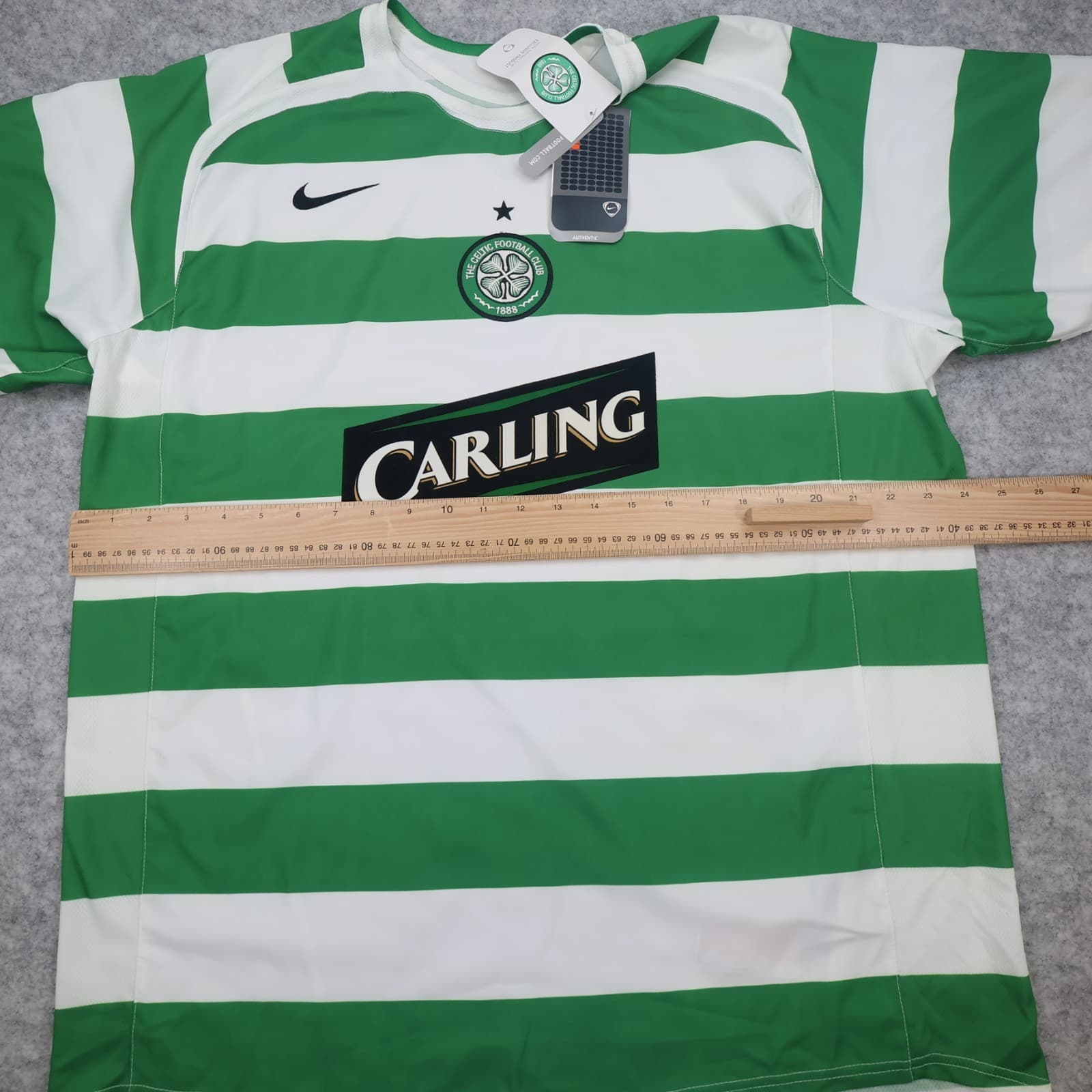 Celtic Football Shirt Extra Large Home Kit 2005 2007 Nike Soccer Jersey Hoops photo 10