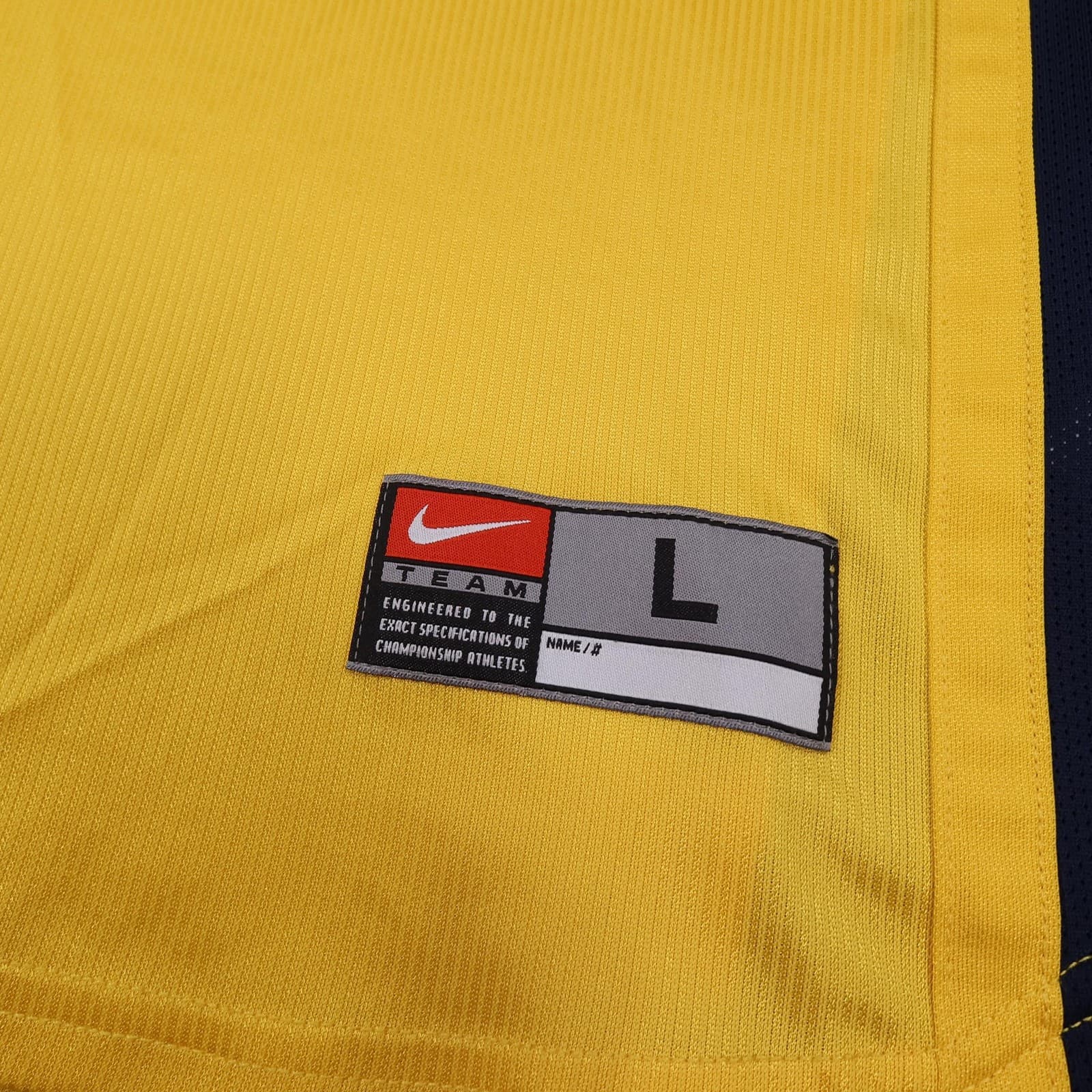 Vintage Arsenal Shirt Mens Large Yellow Away 1999 2001 Nike SEGA Henry Jersey photo 9
