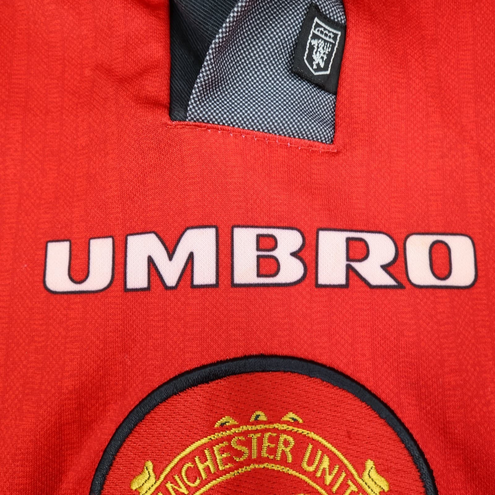 Vintage Manchester United Shirt Extra Large Red Home Kit 1996 1998 Umbro Jersey photo 7