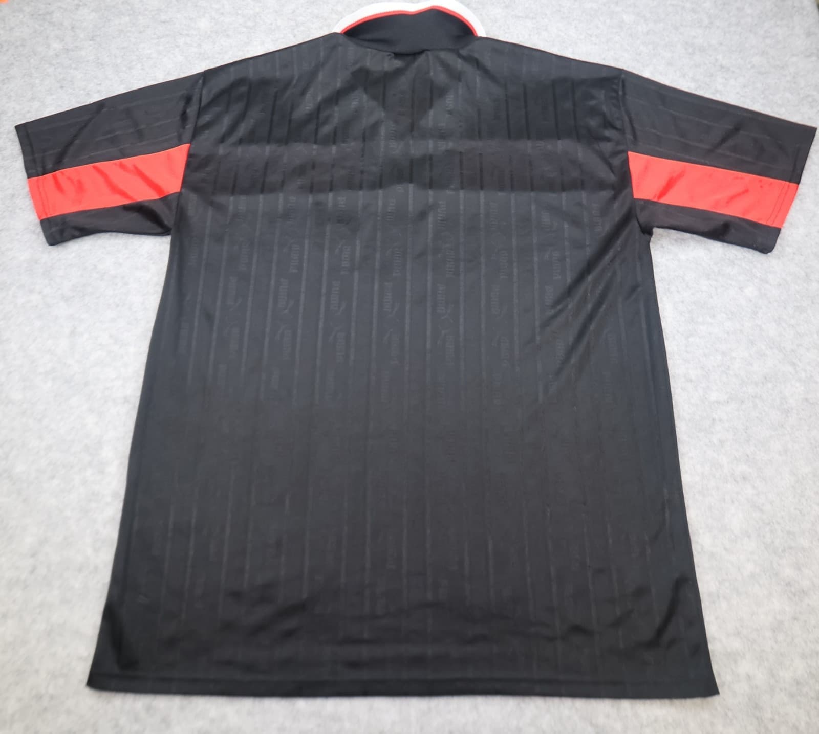 Eintracht Frankfurt Shirt 2XL Black Third Kit Puma Soccer Jersey 1999 2000 Y2K photo 2