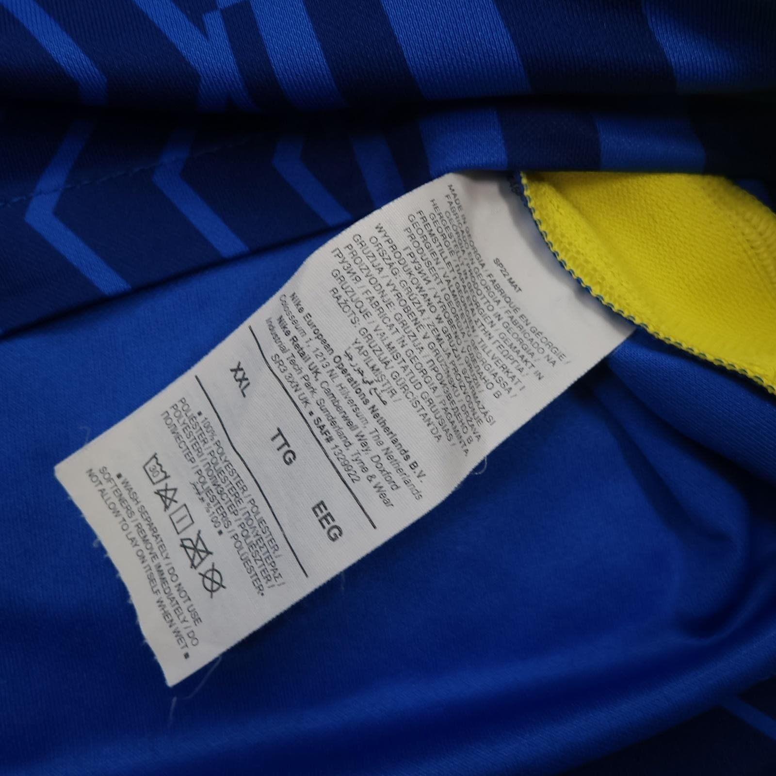 Chelsea Shirt Mens 2XL Blue Home 2021 2022 EPL Football Nike Three Jersey photo 9