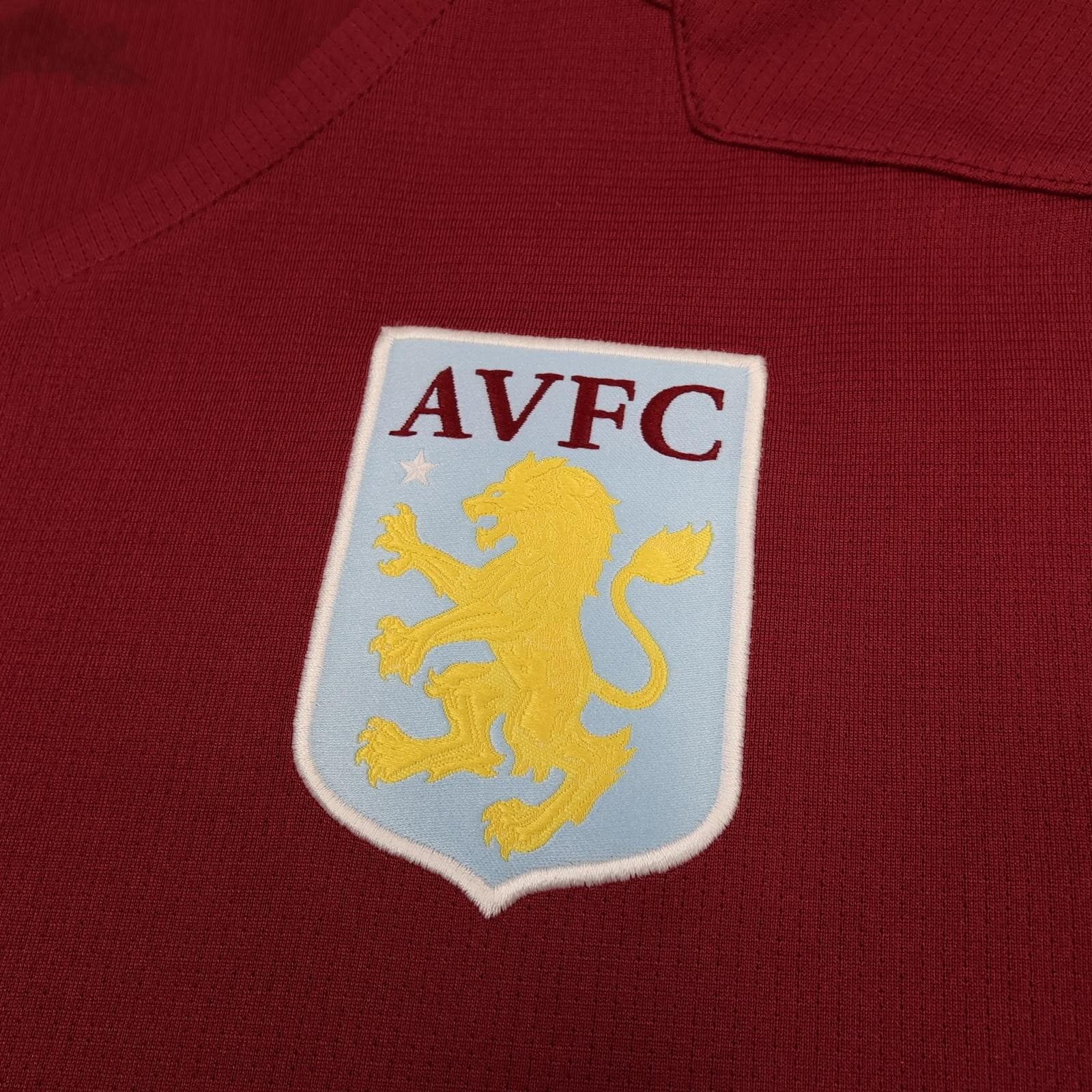 Aston Villa Shirt Mens XL Red Home 2019 2020 EPL Football Kappa W88 Jersey photo 3