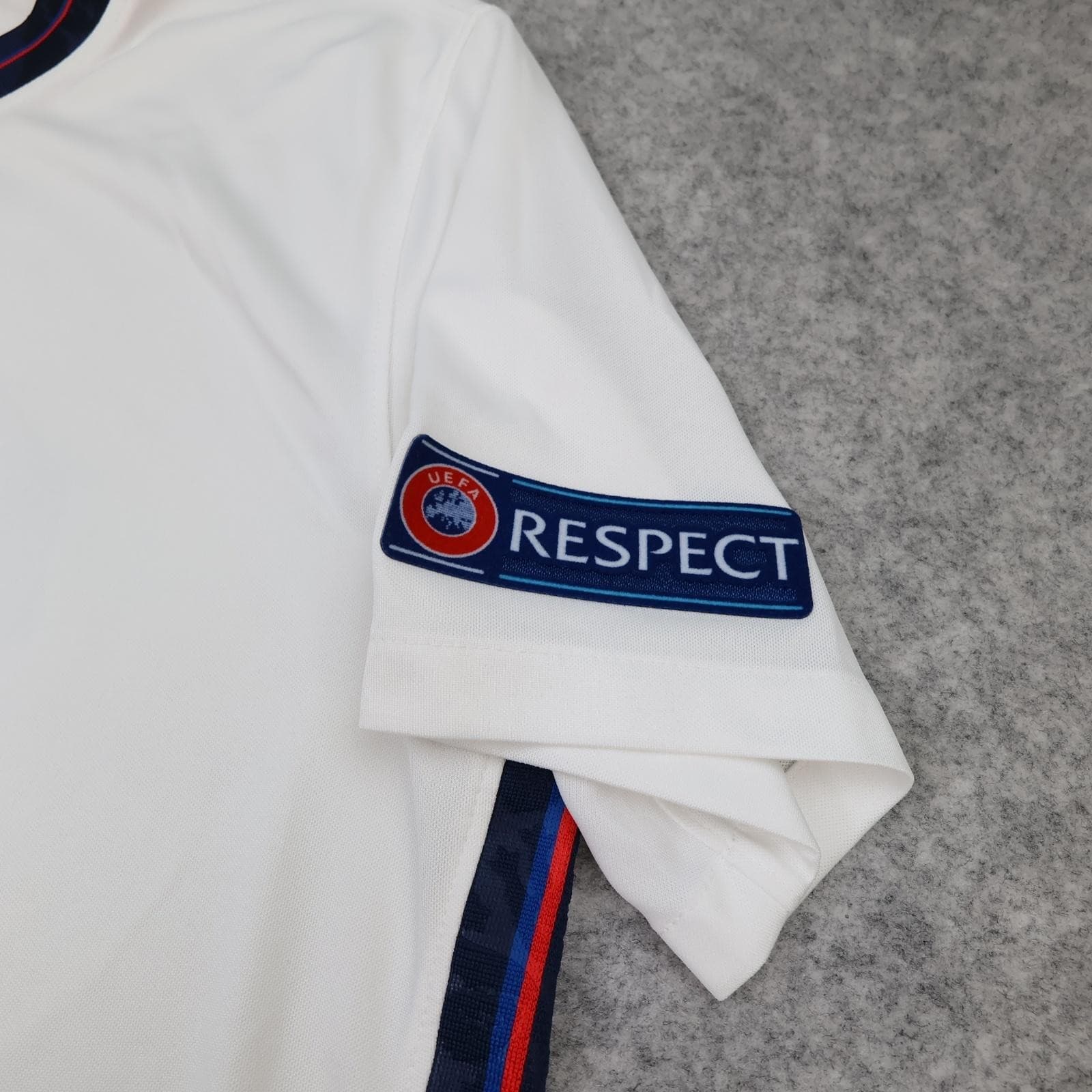 England Home Shirt Mens Medium White 2020 2021 Football Nike Saka 25 Jersey photo 5