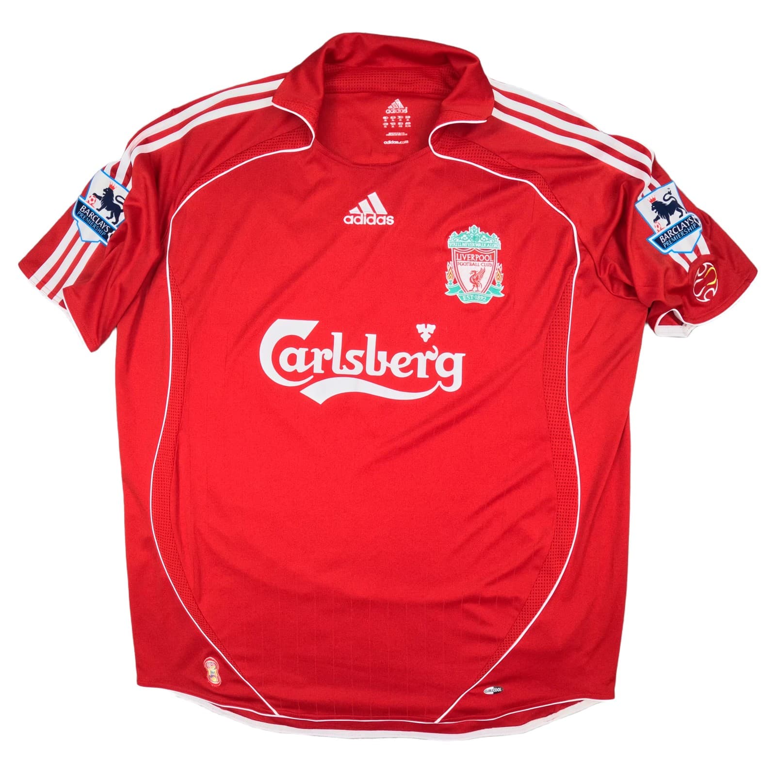 Liverpool Football Shirt Extra Large Red Home 2006 2008 adidas Steven Gerrard 8