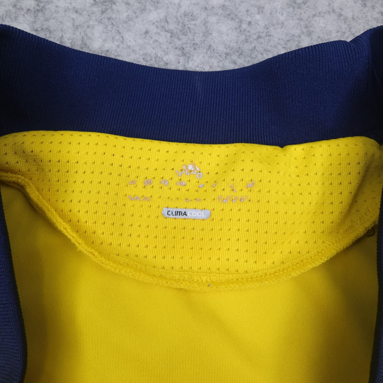 Scotland Football Shirt Large Yellow Away Adidas 2010 2011 Soccer Jersey photo 6