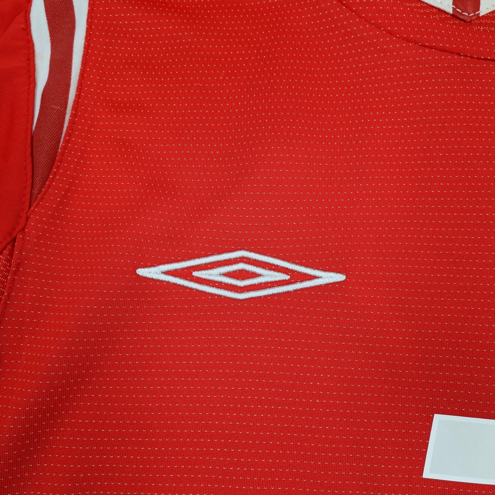 Vintage England Away Shirt Mens Small Red 2004 2006 Football Umbro Beckham 7 photo 6