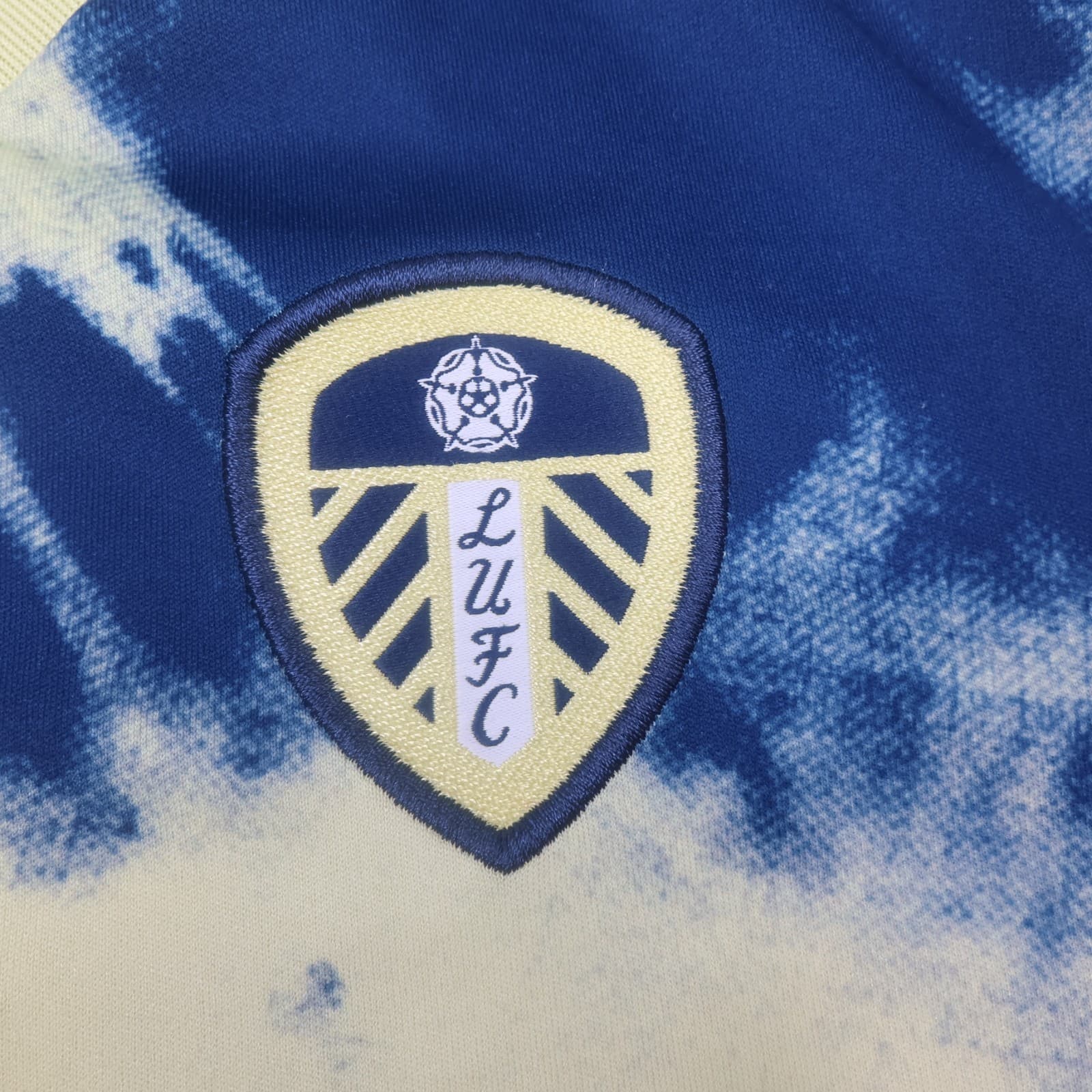 Leeds United Shirt Large Womens Yellow Away Kit 2022 2023 Adidas Jersey 16 18 photo 4