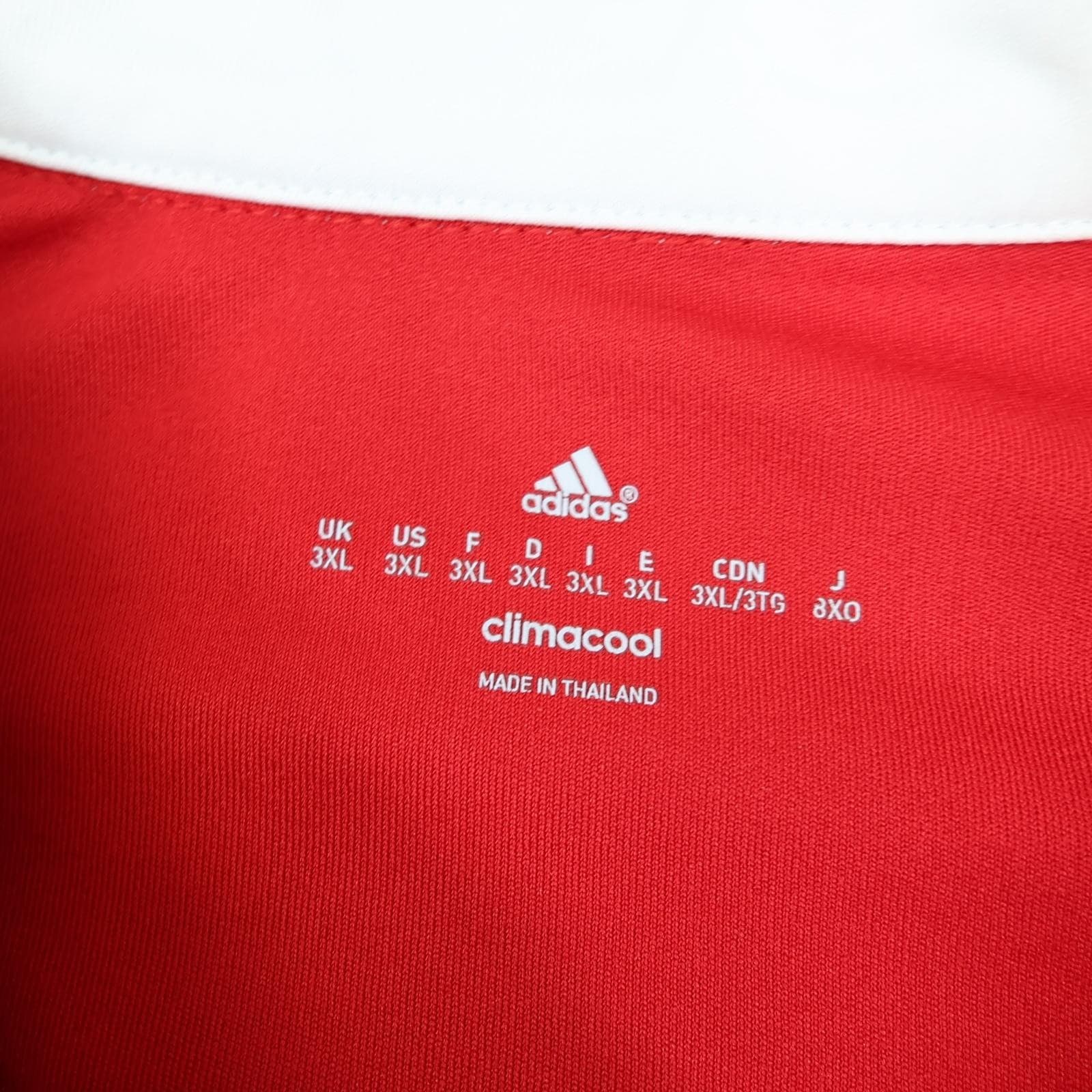 Aberdeen FC Shirt Mens 3XL Red Home SPFL 2016 2017 Adidas Saltire Soccer Jersey photo 6