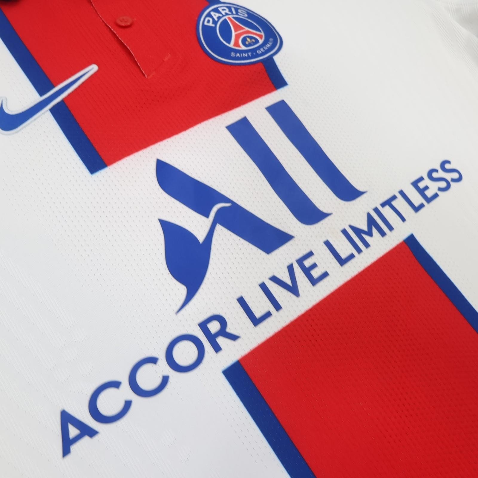 Paris Saint-Germain Shirt Mens 2XL White Away Football Nike Vaporknit 2020 2021 photo 9