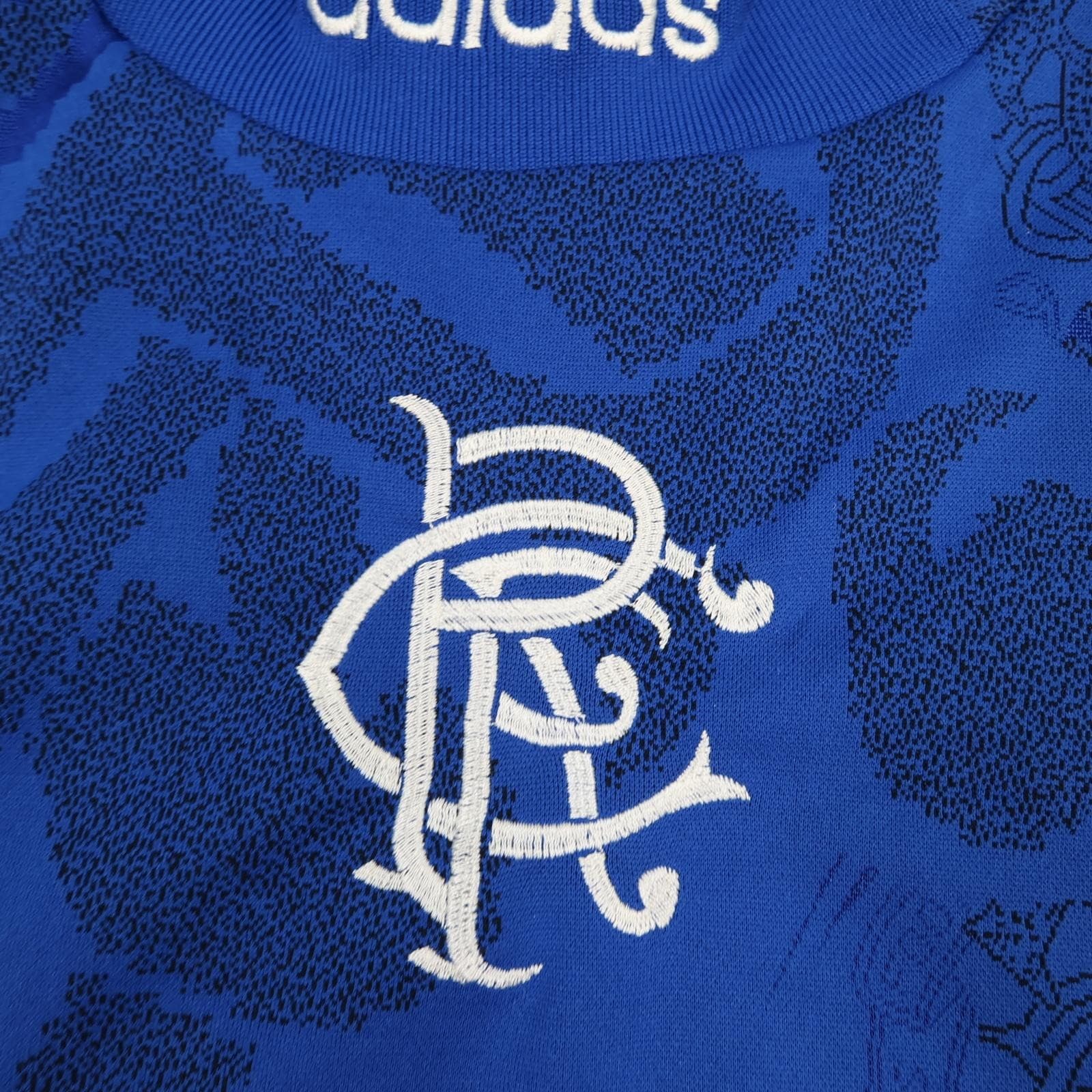 Vintage Rangers Shirt Mens XL Blue Home 1994 1996 Football Adidas McEwan's photo 4