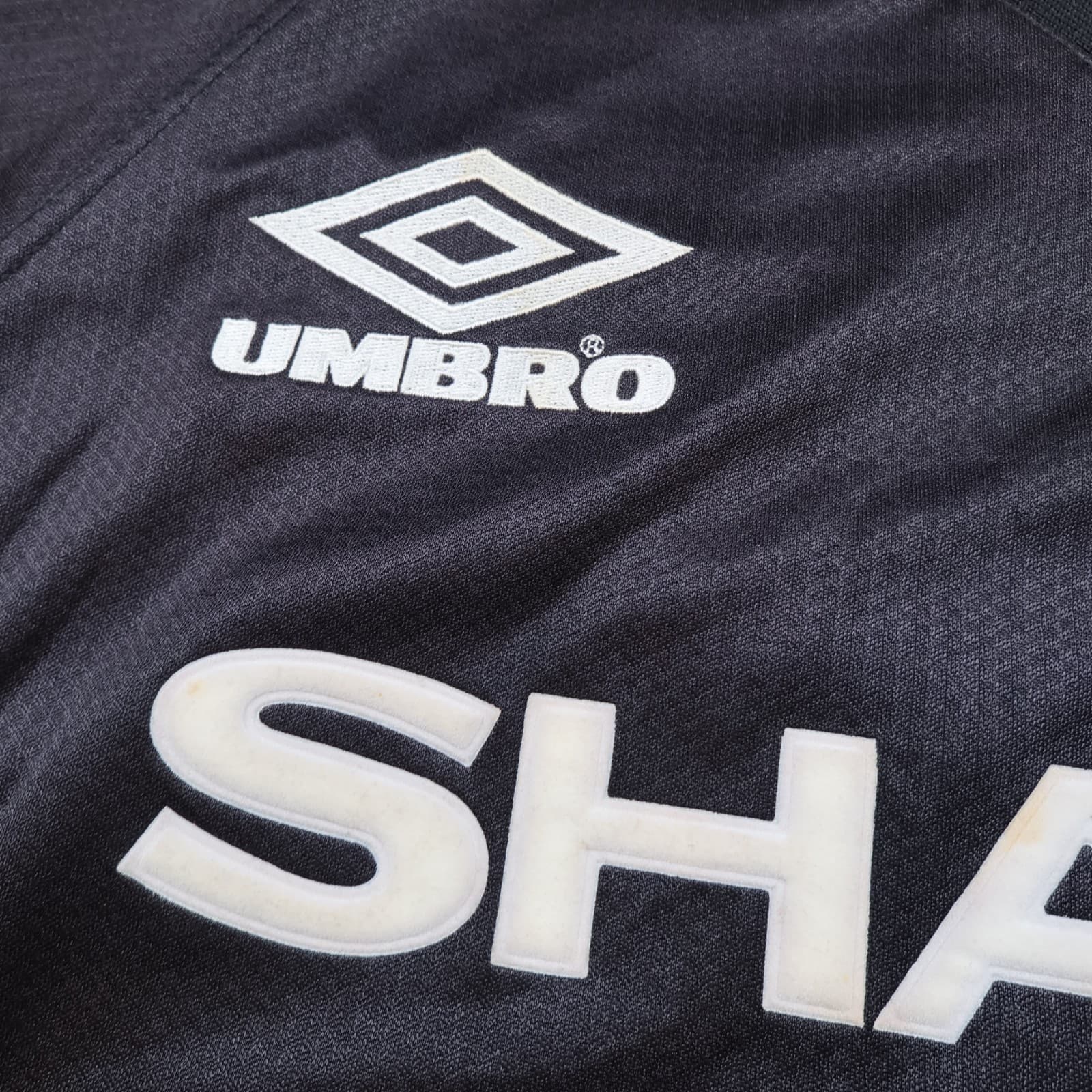 Vintage Manchester United Shirt Extra Large Black Third Kit 1998 1999 Jersey photo 4