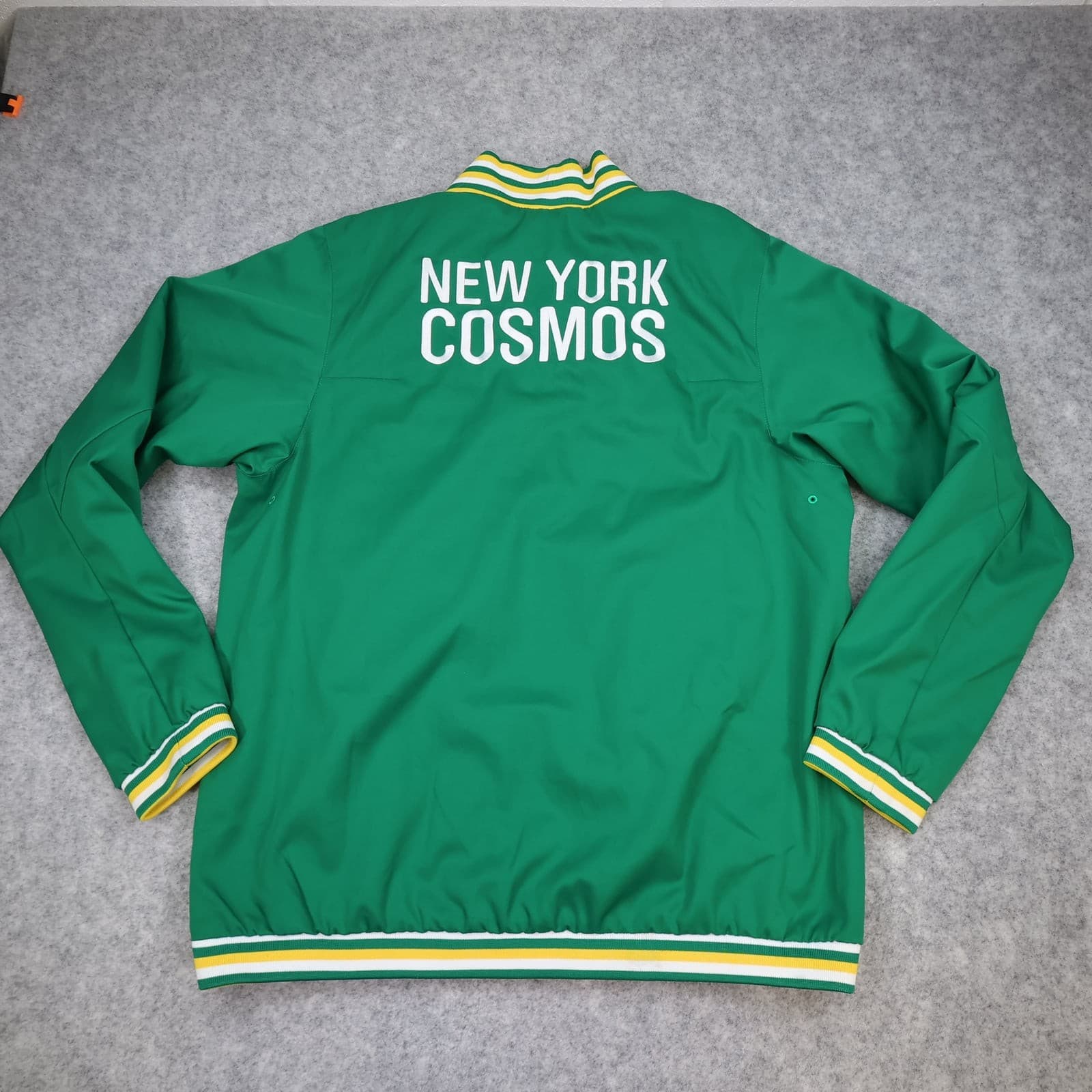 New York Cosmos Jacket Mens Large Green 2011 2012 Umbro Woven Anthem photo 2