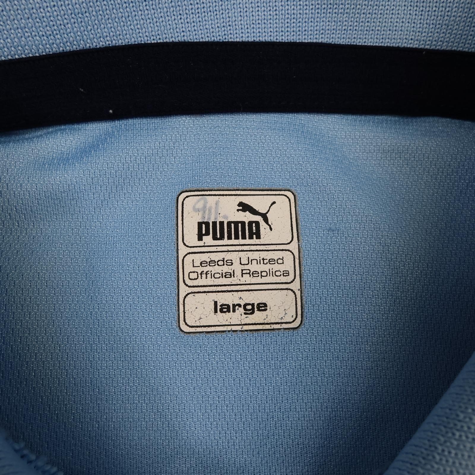 Vintage Leeds United Shirt Mens Large Blue Third 1999 2000 Puma Packard Bell photo 6