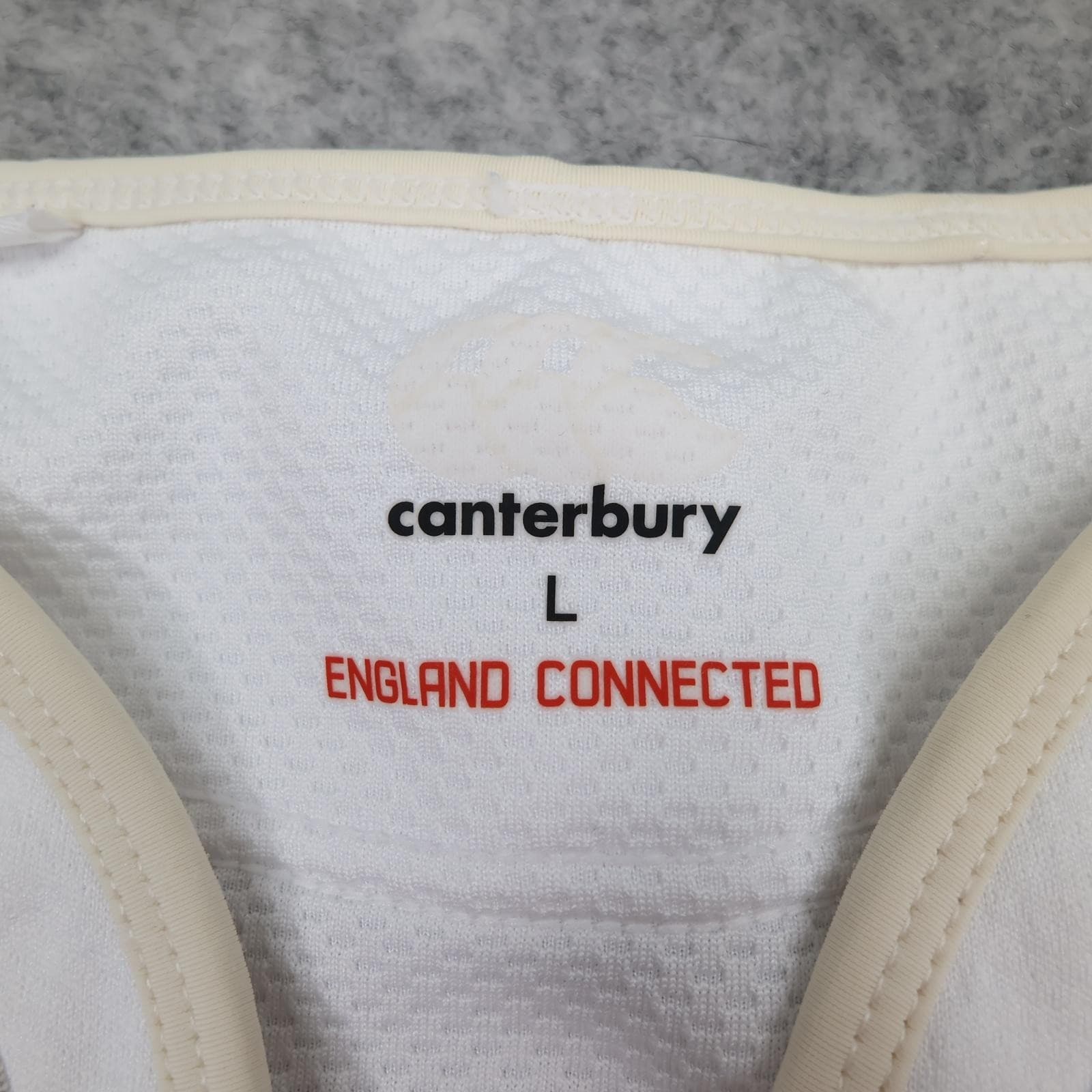 England Rugby World Cup Shirt Mens Large White Rugby Union Canterbury 2015 photo 11