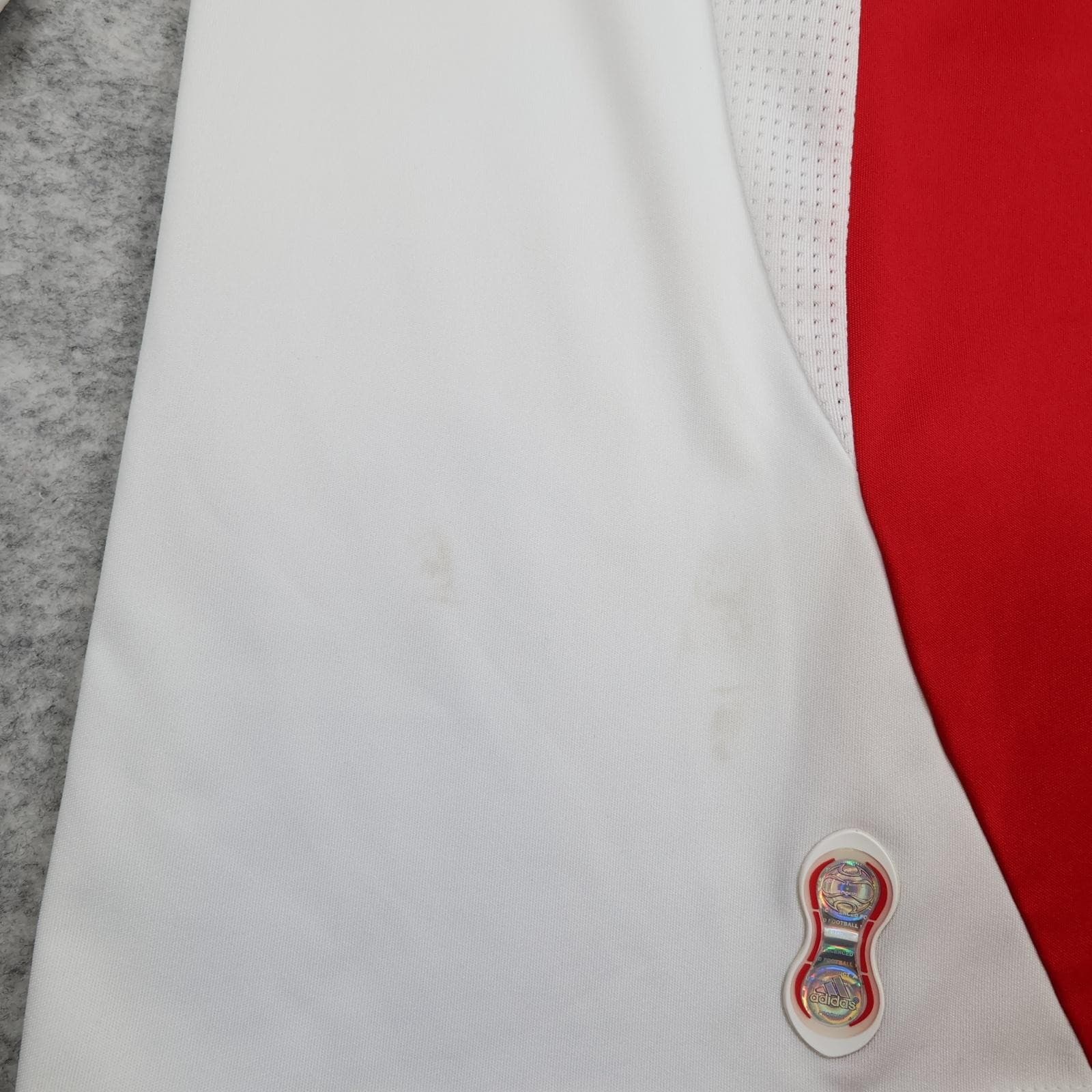 Ajax Shirt Mens Large White Red Long Sleeve 2006 2007 Adidas ABN AMRO Jersey photo 6