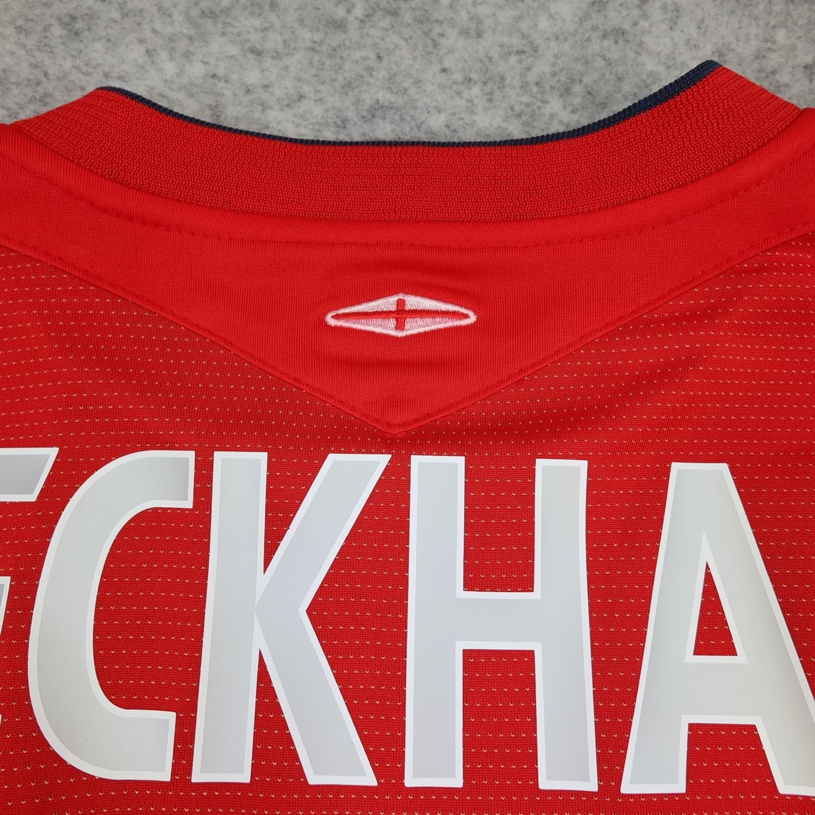 Vintage England Away Shirt Mens 2XL Red 2004 2006 Football Umbro Beckham photo 4